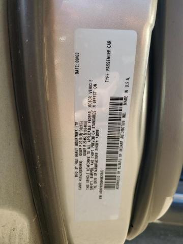 Photo 12 VIN: 4S3BH675846620507 - SUBARU LEGACY OUT 