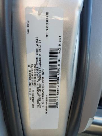 Photo 11 VIN: 4S3BH675847614670 - SUBARU LEGACY OUT 