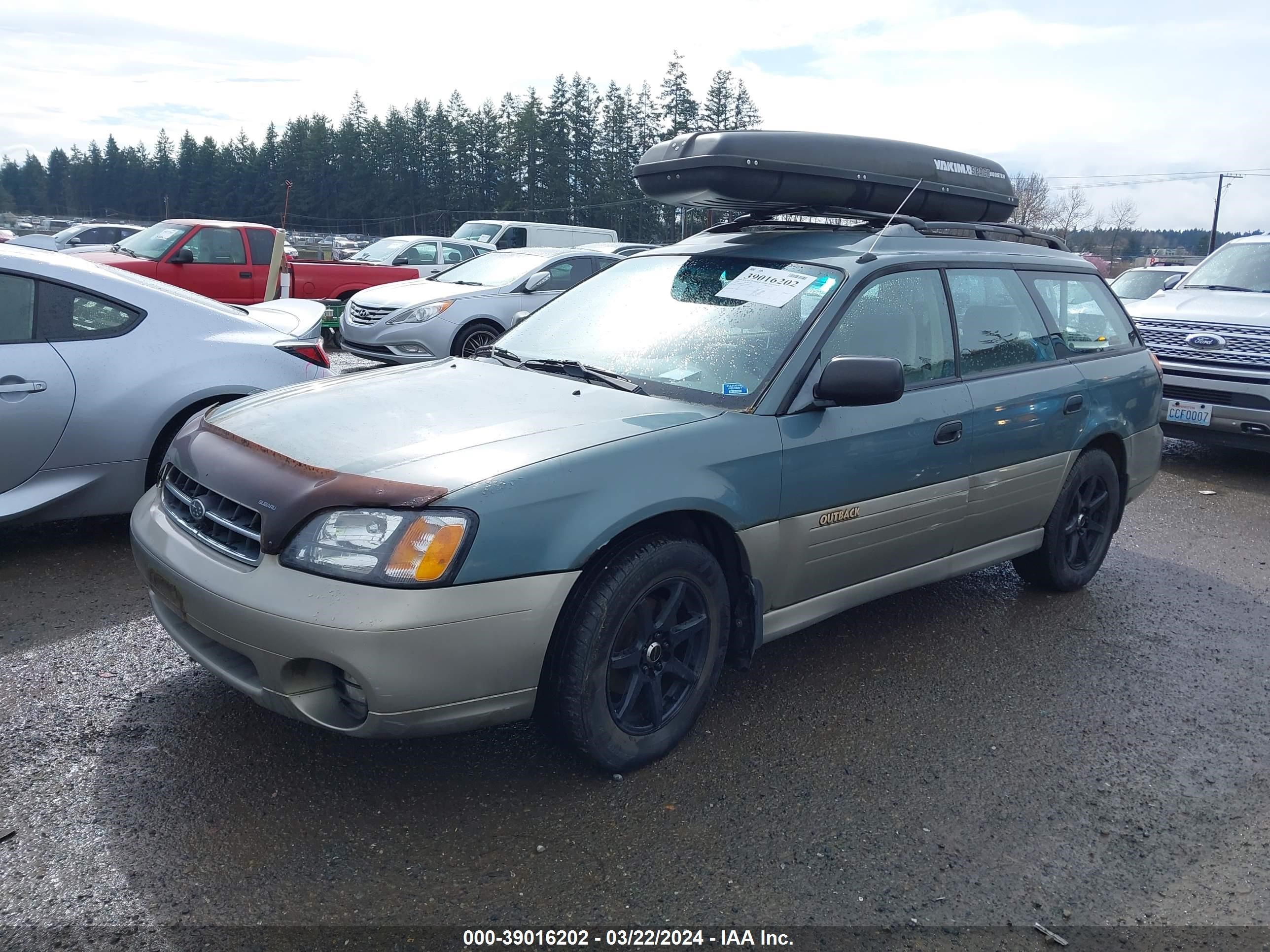 Photo 1 VIN: 4S3BH6758Y6649401 - SUBARU OUTBACK 