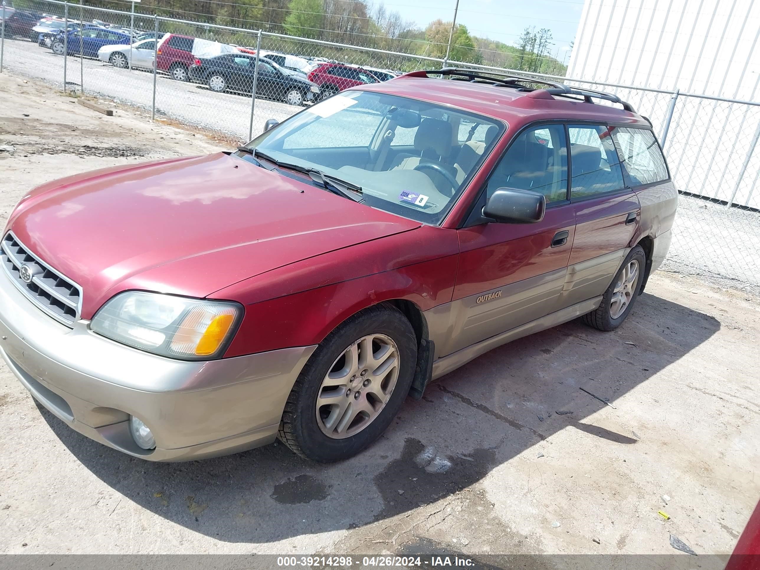 Photo 1 VIN: 4S3BH675927601245 - SUBARU OUTBACK 