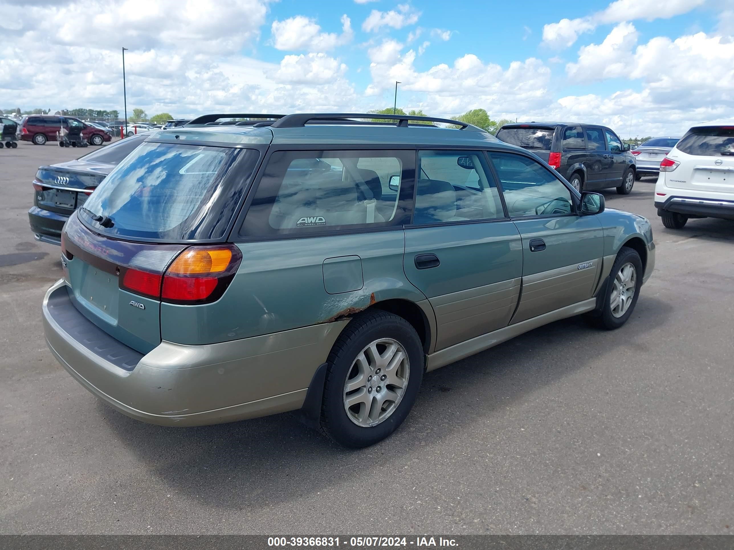 Photo 3 VIN: 4S3BH675946600105 - SUBARU OUTBACK 