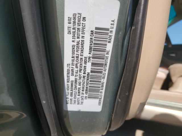 Photo 11 VIN: 4S3BH675X37605354 - SUBARU LEGACY 