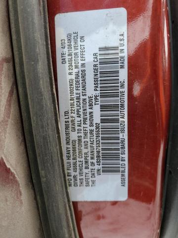 Photo 12 VIN: 4S3BH675X37655302 - SUBARU LEGACY 