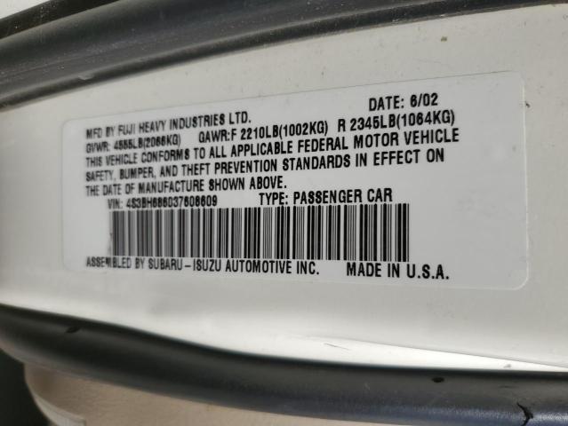 Photo 11 VIN: 4S3BH686037608609 - SUBARU LEGACY OUT 