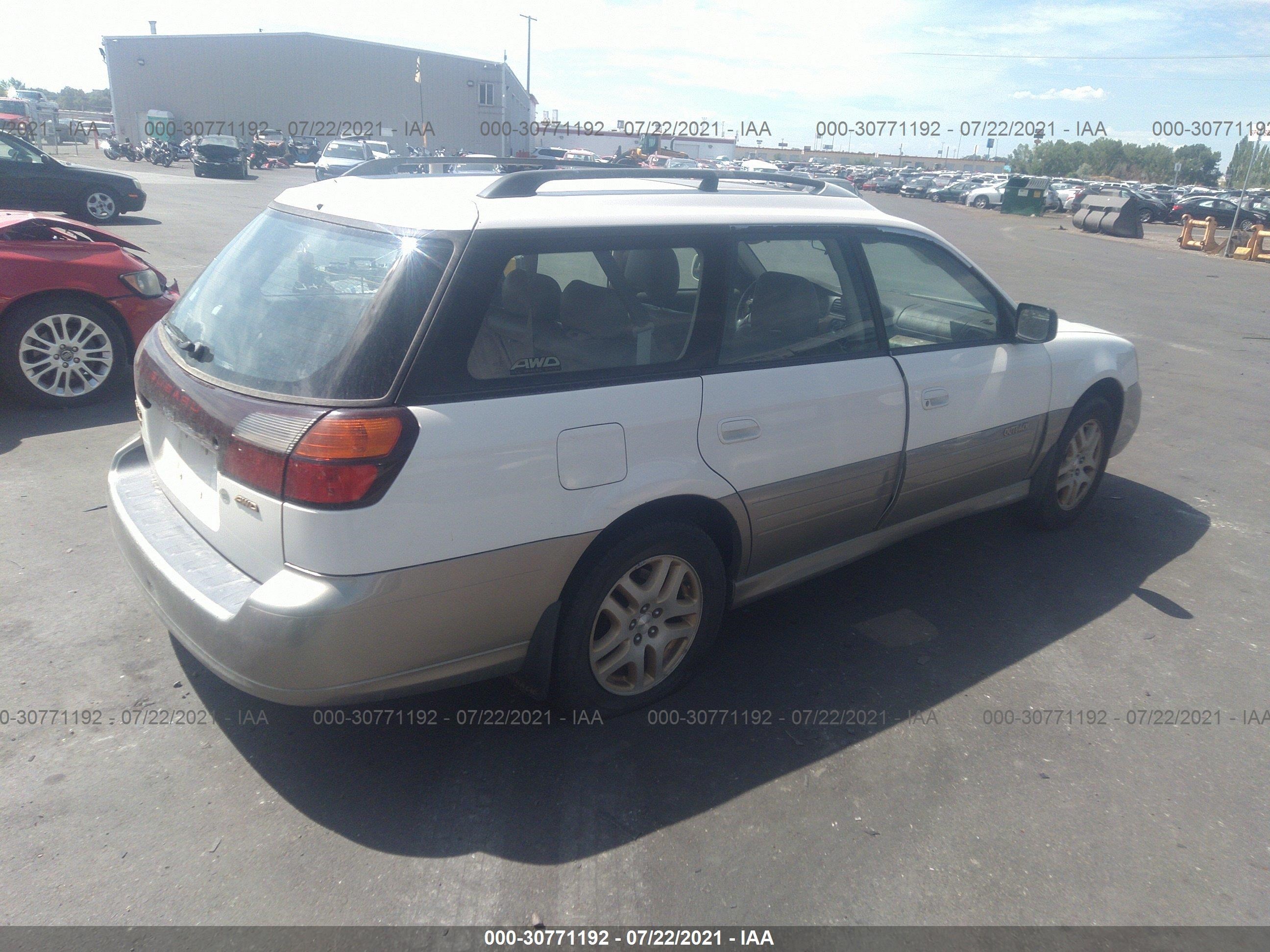 Photo 3 VIN: 4S3BH6860Y7618211 - SUBARU OUTBACK 