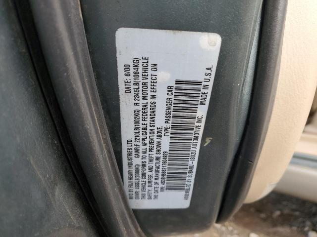 Photo 11 VIN: 4S3BH686217604929 - SUBARU LEGACY 