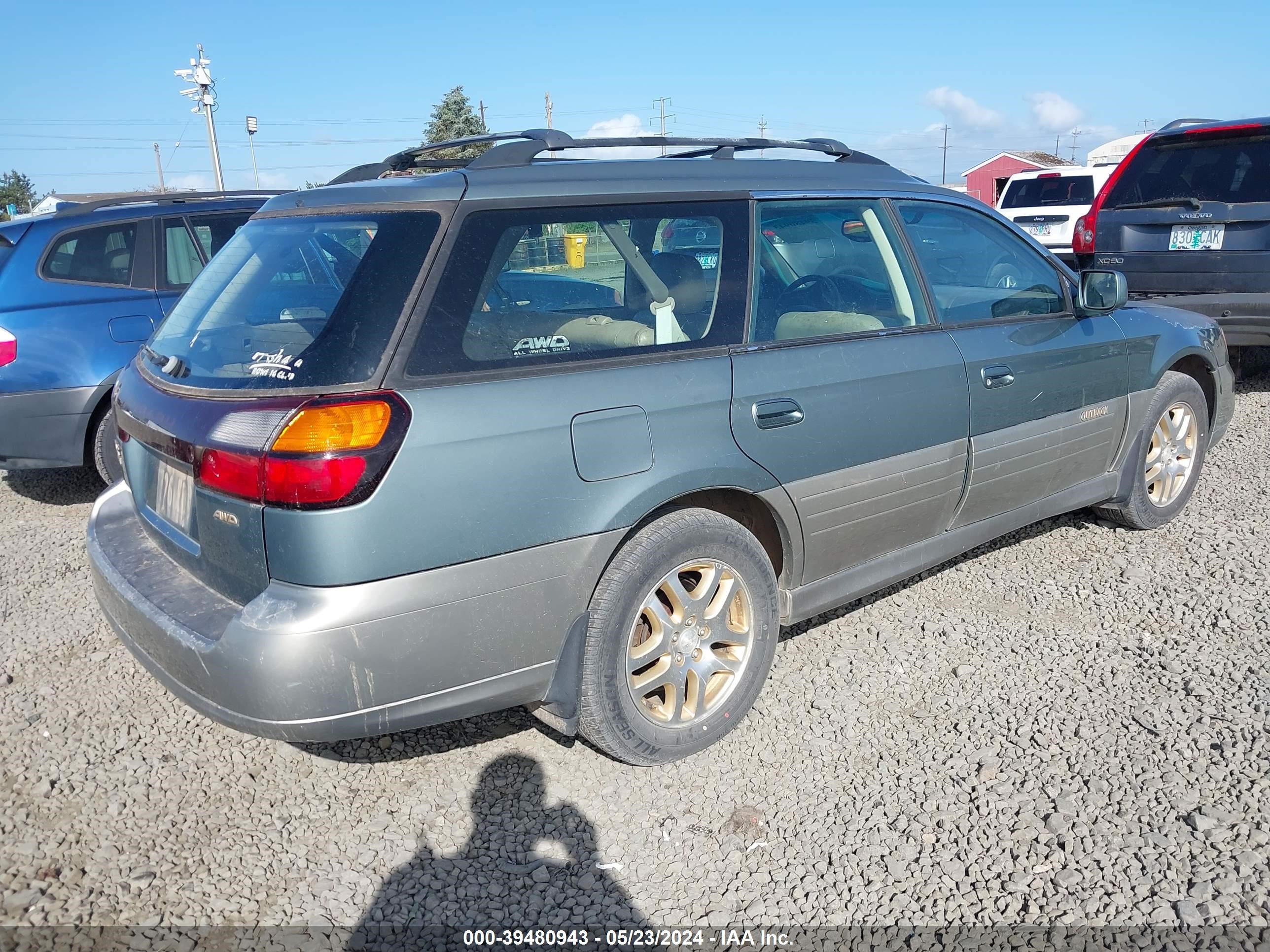 Photo 3 VIN: 4S3BH686316642420 - SUBARU OUTBACK 