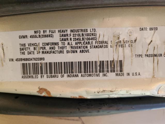 Photo 12 VIN: 4S3BH686347620383 - SUBARU LEGACY OUT 