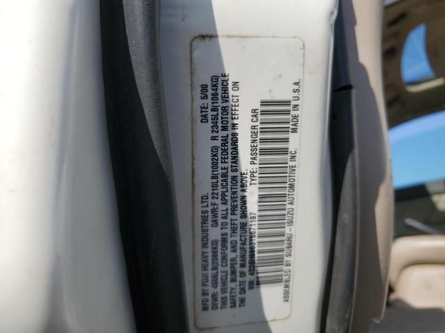 Photo 11 VIN: 4S3BH6863Y6671197 - SUBARU LEGACY OUT 