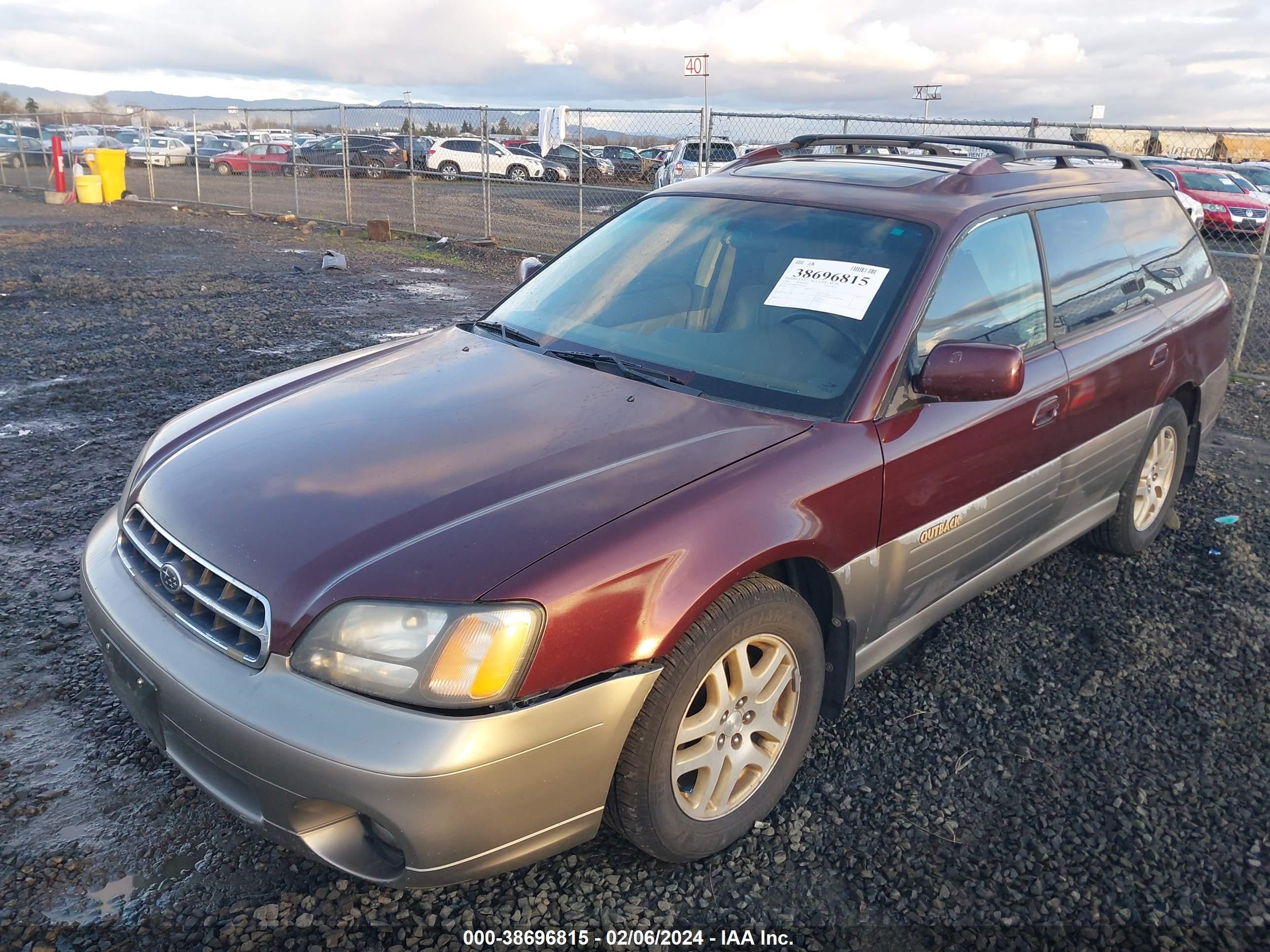 Photo 1 VIN: 4S3BH6864Y7620169 - SUBARU OUTBACK 