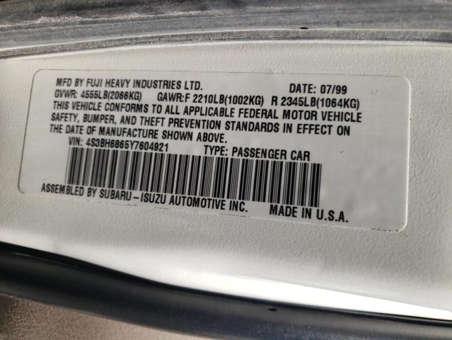 Photo 11 VIN: 4S3BH6865Y7604921 - SUBARU LEGACY 