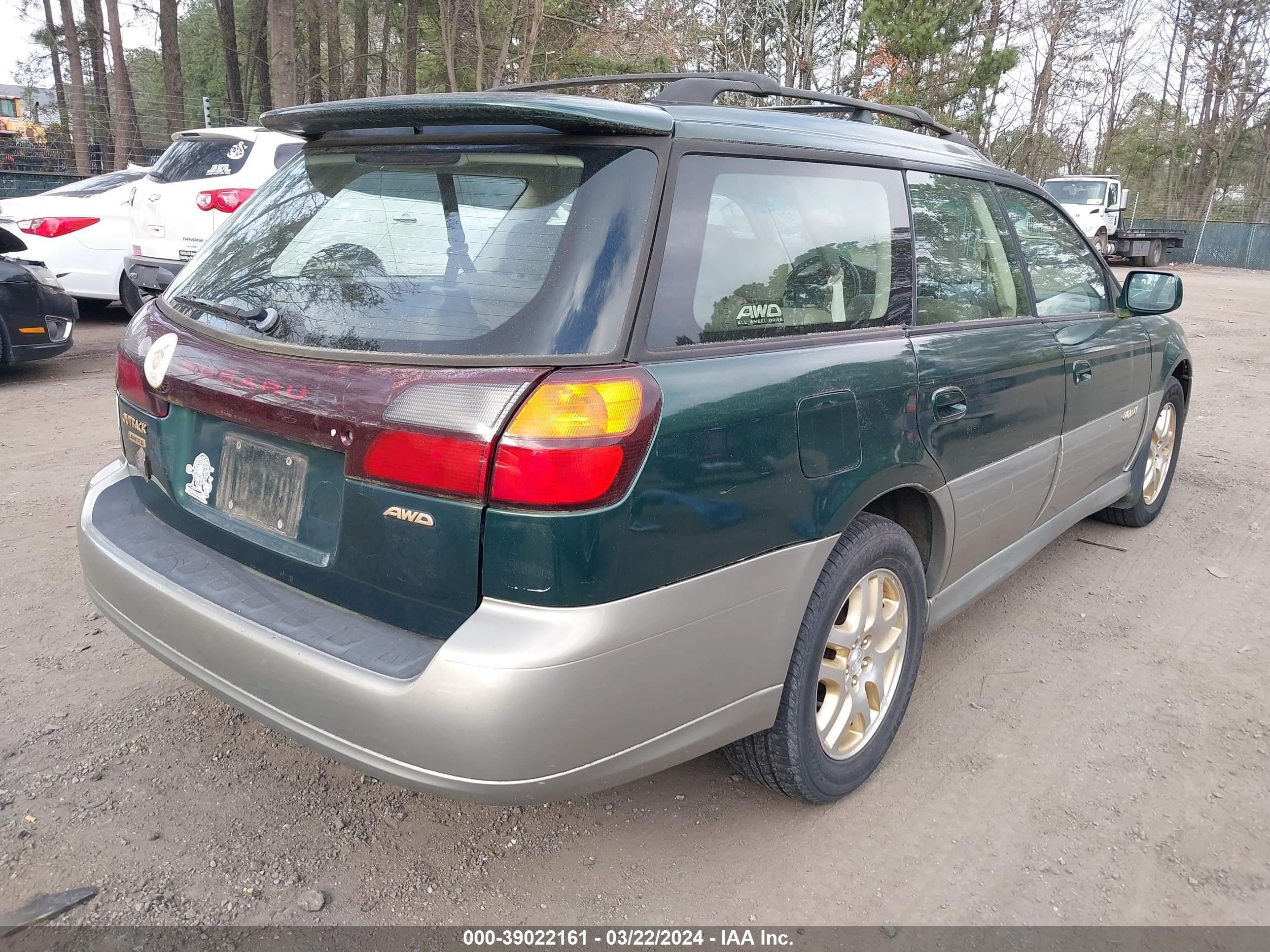 Photo 3 VIN: 4S3BH686616654190 - SUBARU OUTBACK 