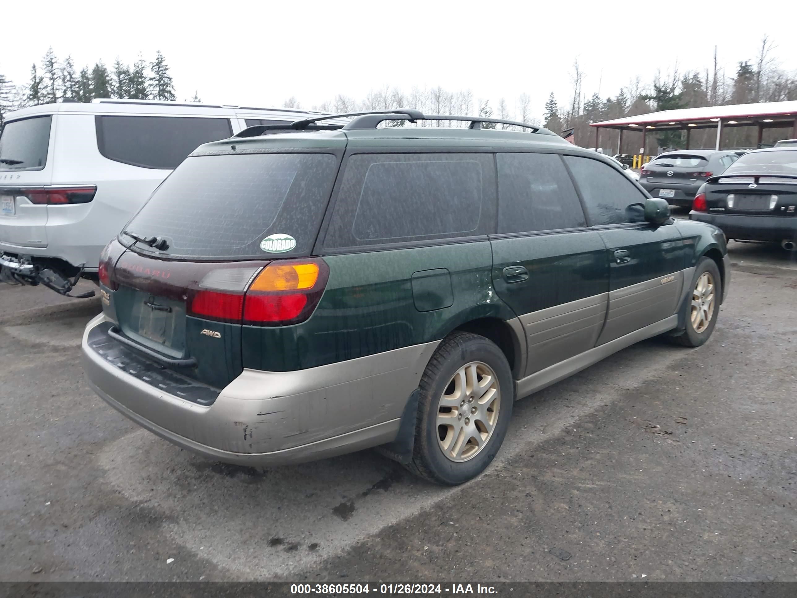 Photo 3 VIN: 4S3BH686XY6606170 - SUBARU OUTBACK 