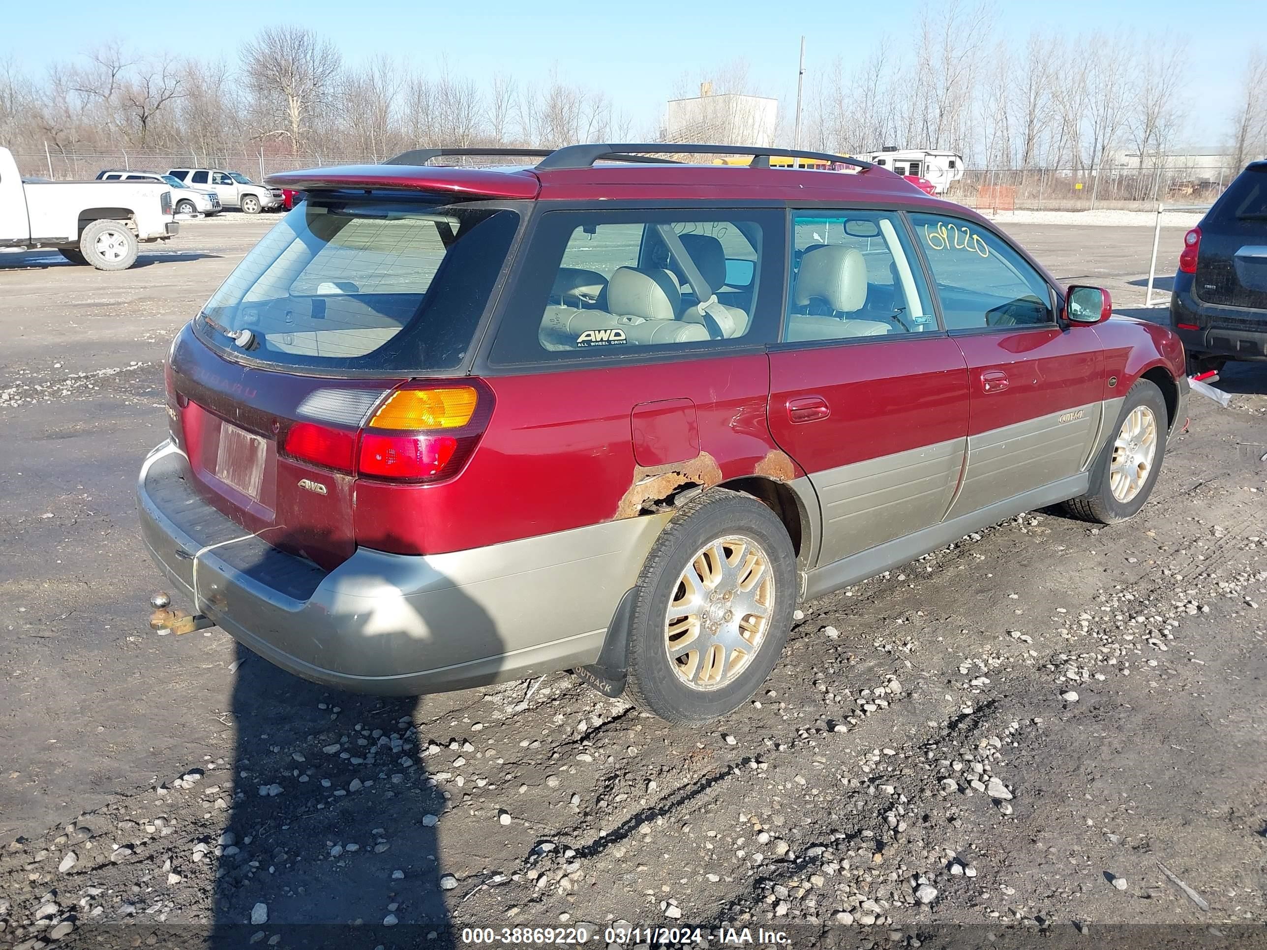 Photo 3 VIN: 4S3BH806127645111 - SUBARU OUTBACK 