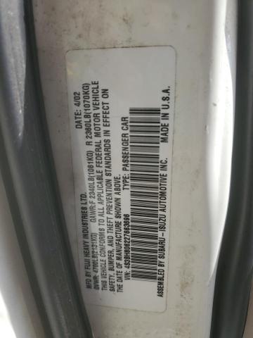 Photo 11 VIN: 4S3BH806227663696 - SUBARU LEGACY OUT 