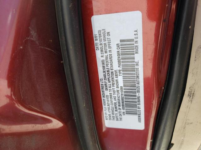 Photo 12 VIN: 4S3BH806527610099 - SUBARU LEGACY 