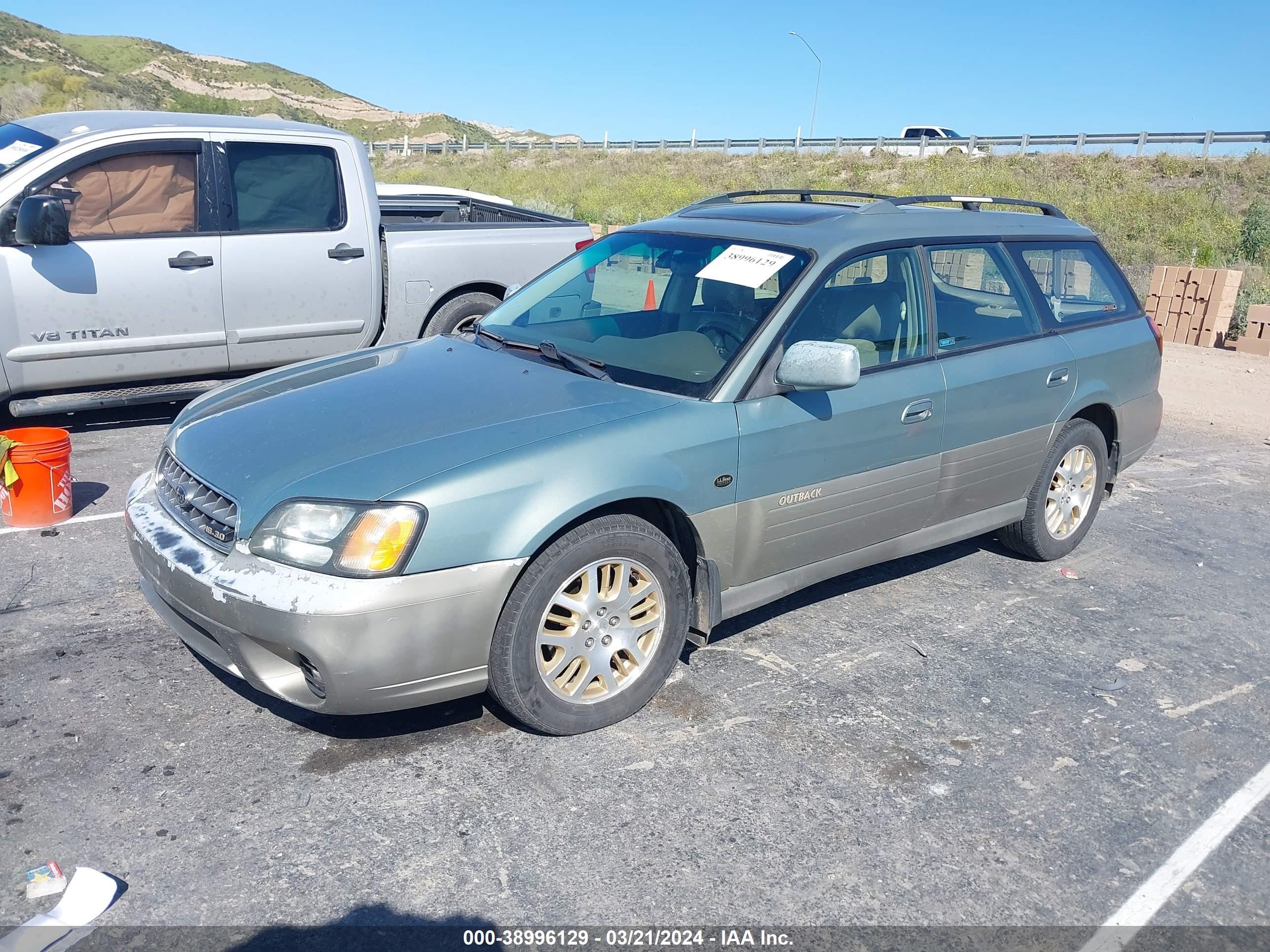 Photo 1 VIN: 4S3BH806X37630169 - SUBARU OUTBACK 