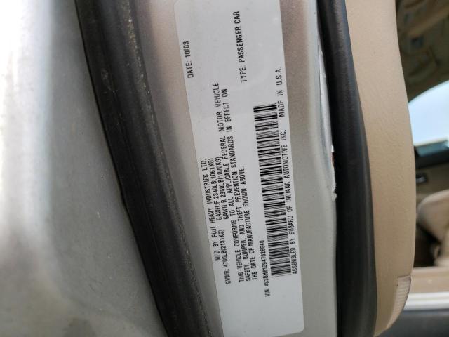 Photo 12 VIN: 4S3BH815947626640 - SUBARU LEGACY OUT 