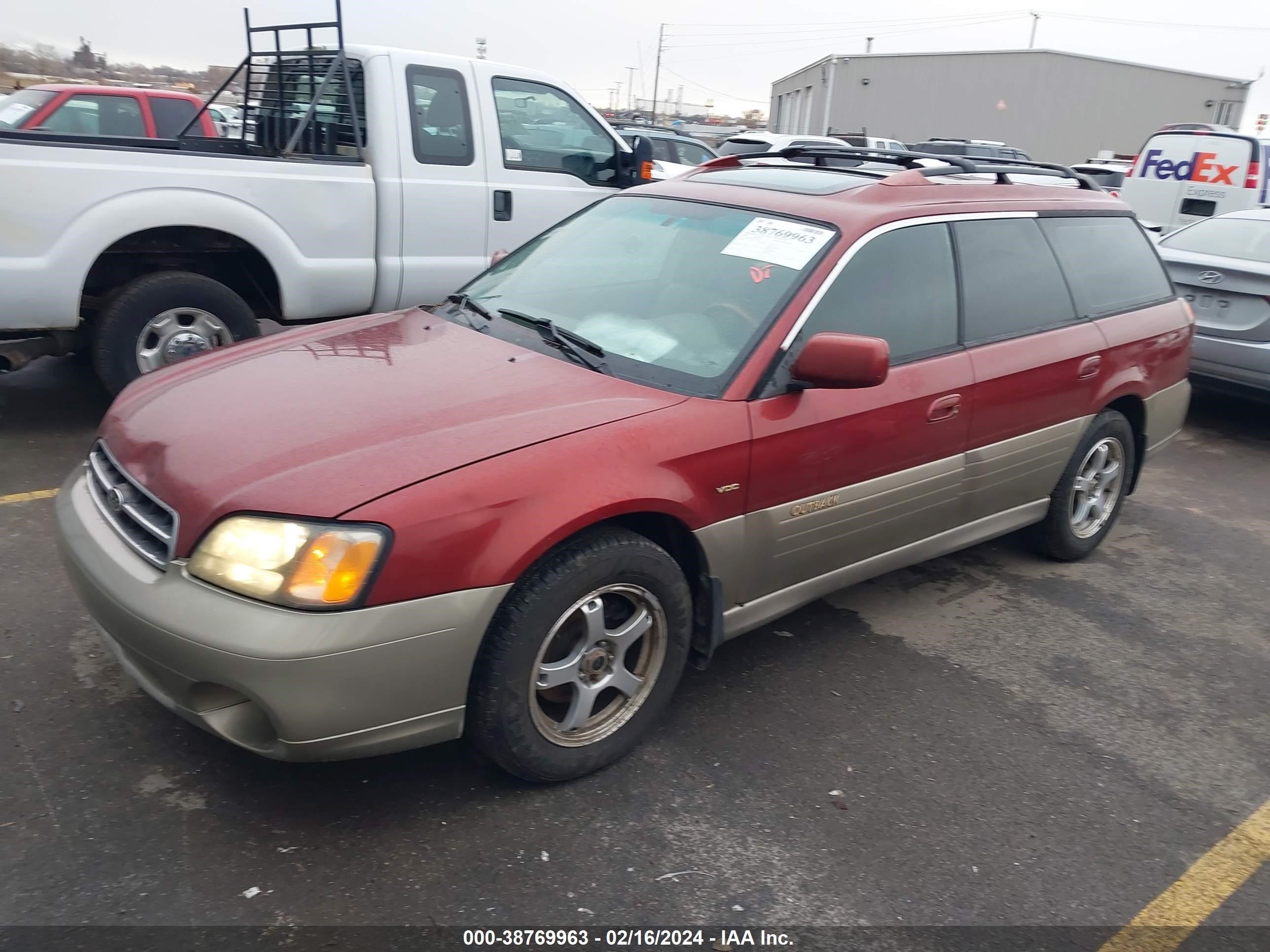 Photo 1 VIN: 4S3BH896027645085 - SUBARU OUTBACK 