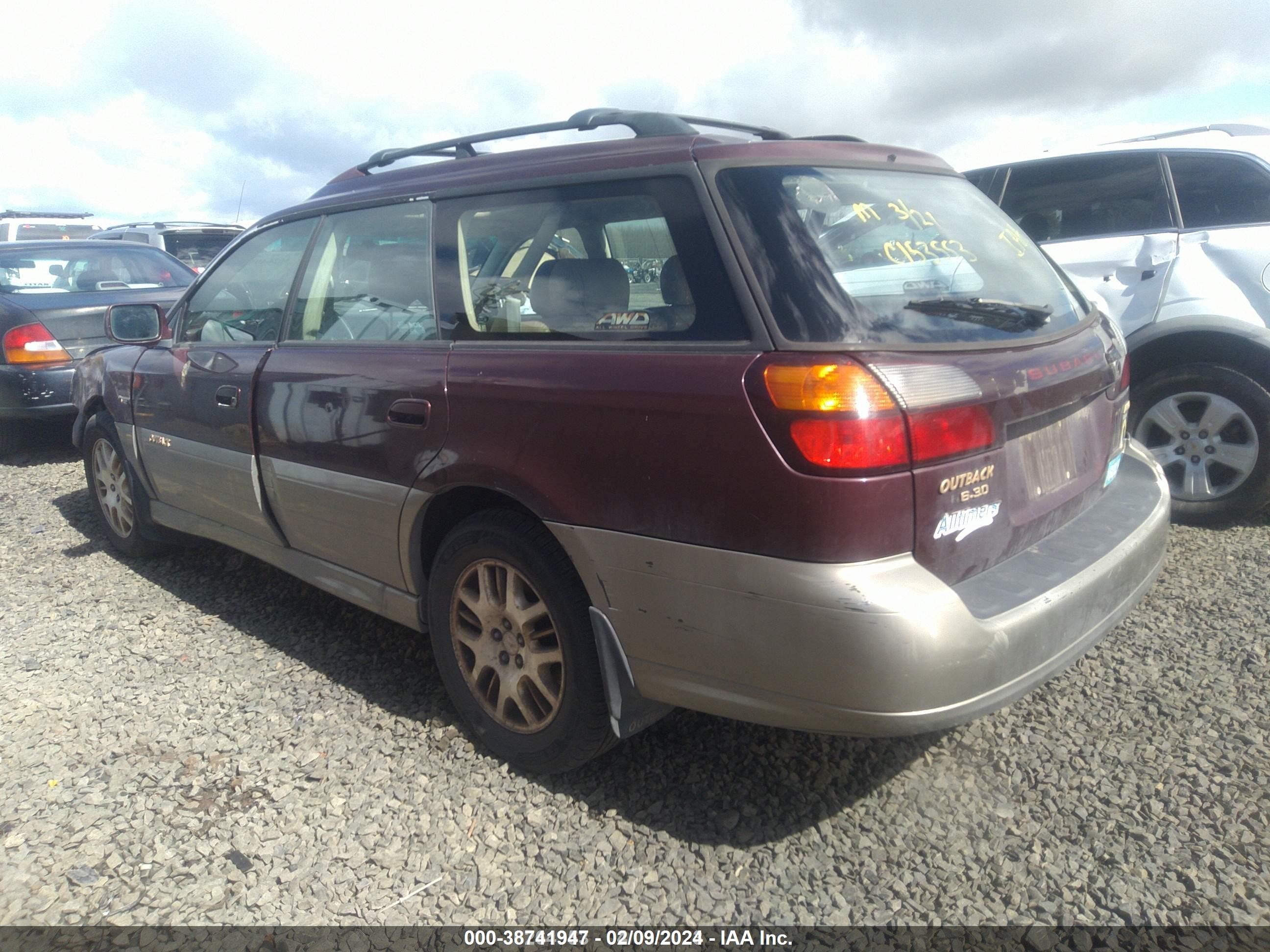 Photo 3 VIN: 4S3BH896417622102 - SUBARU LEGACY 