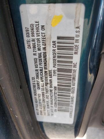 Photo 11 VIN: 4S3BK4254V7321508 - SUBARU LEGACY 