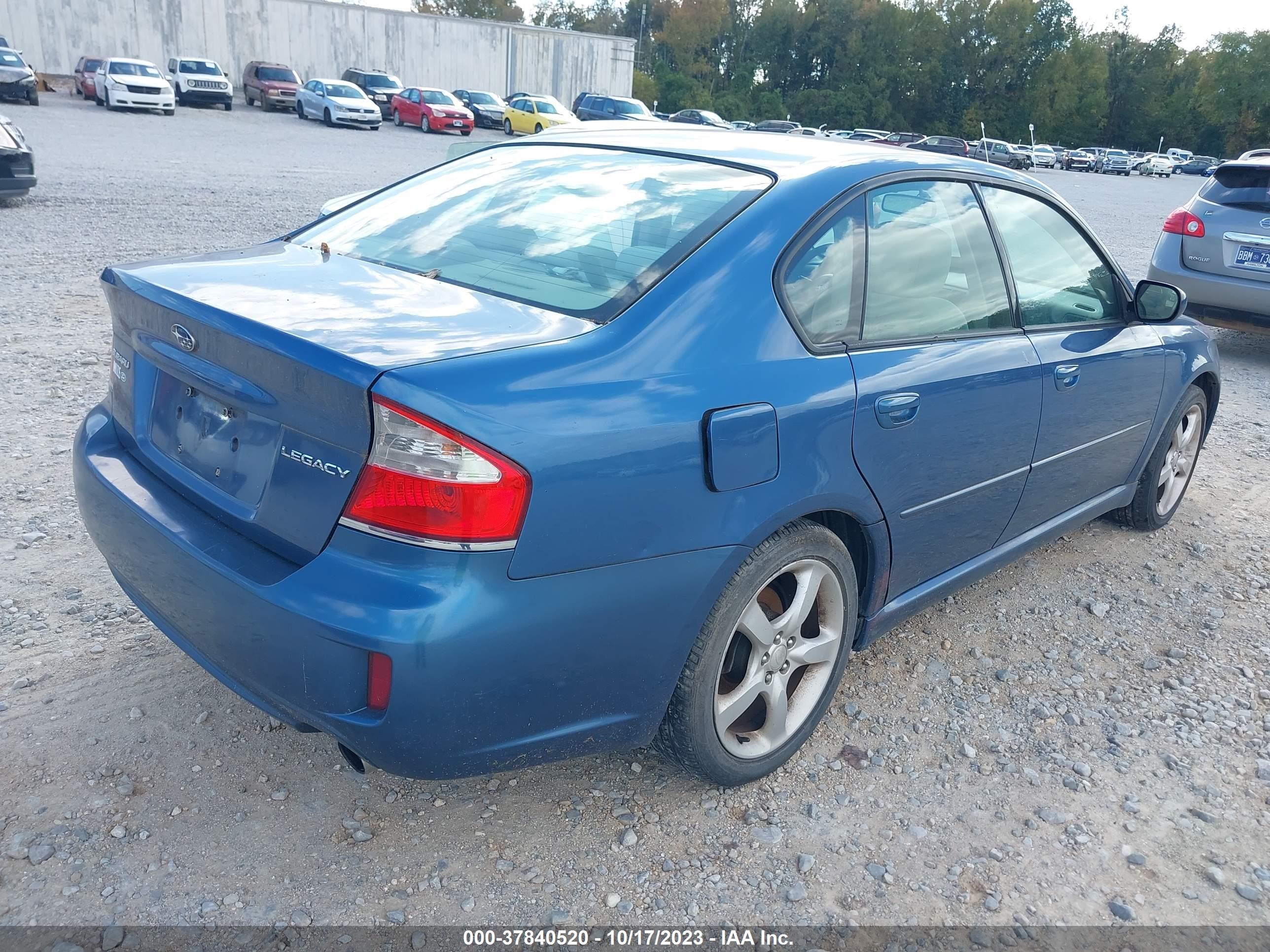 Photo 3 VIN: 4S3BL616096214843 - SUBARU LEGACY 