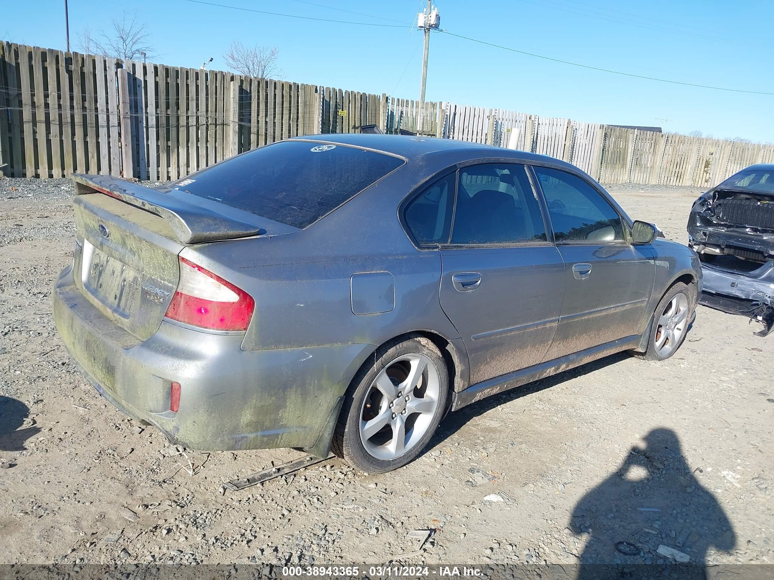 Photo 3 VIN: 4S3BL616097215940 - SUBARU LEGACY 