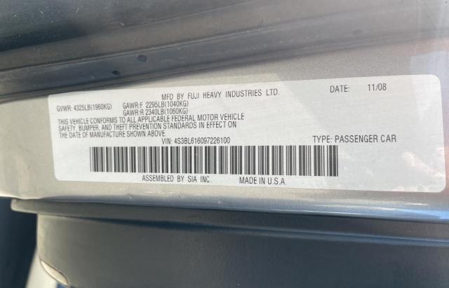 Photo 9 VIN: 4S3BL616097226100 - SUBARU LEGACY 2.5 