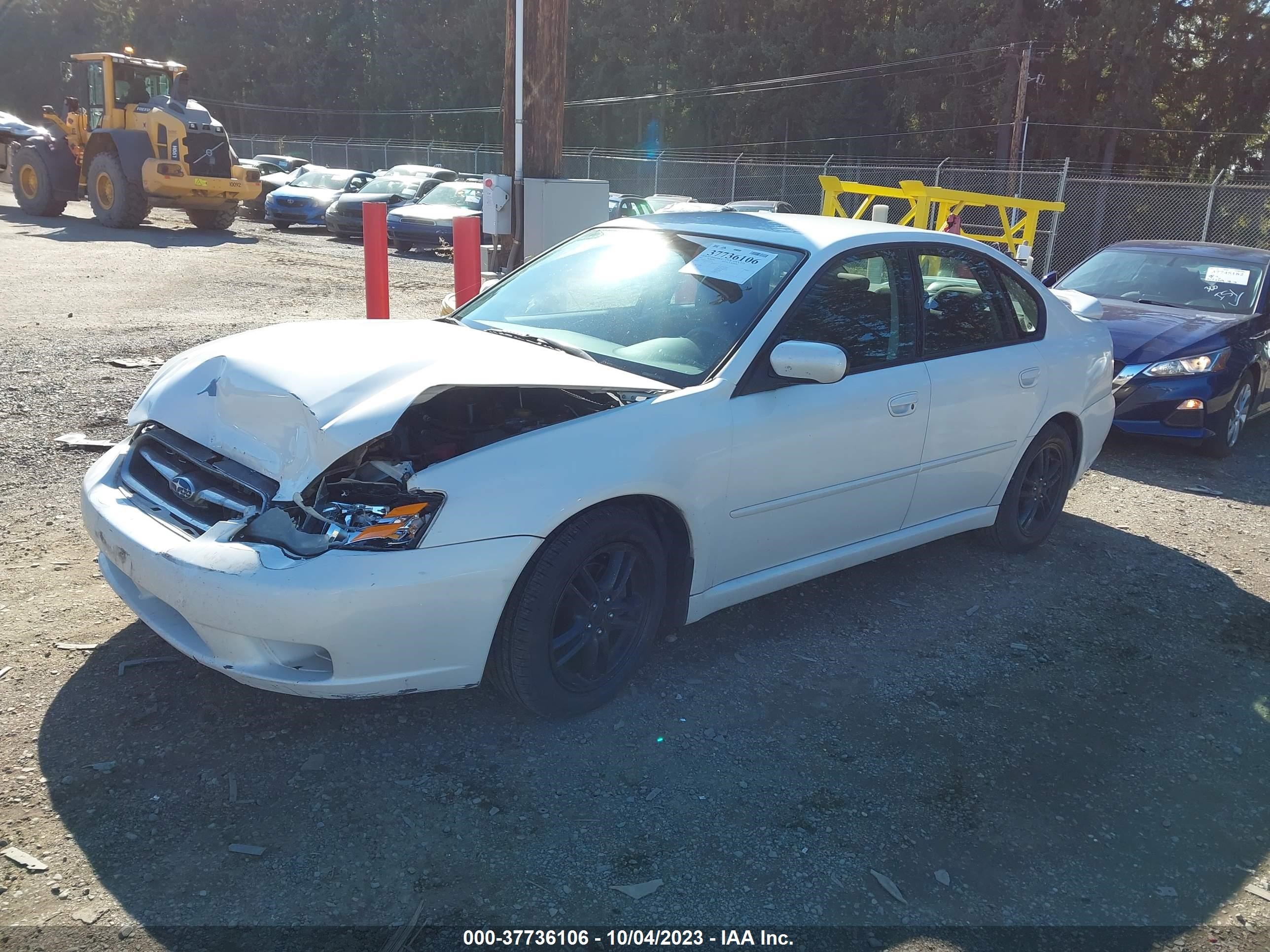 Photo 1 VIN: 4S3BL616257227274 - SUBARU LEGACY 