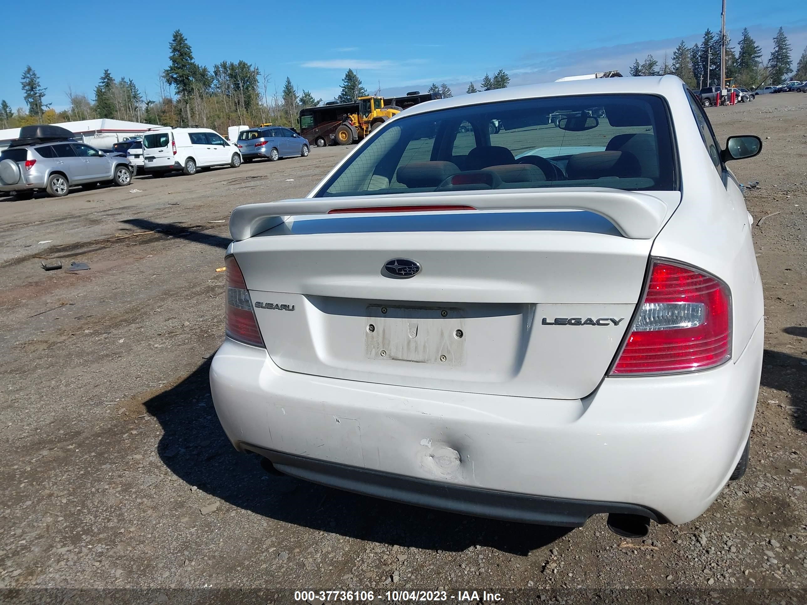 Photo 15 VIN: 4S3BL616257227274 - SUBARU LEGACY 