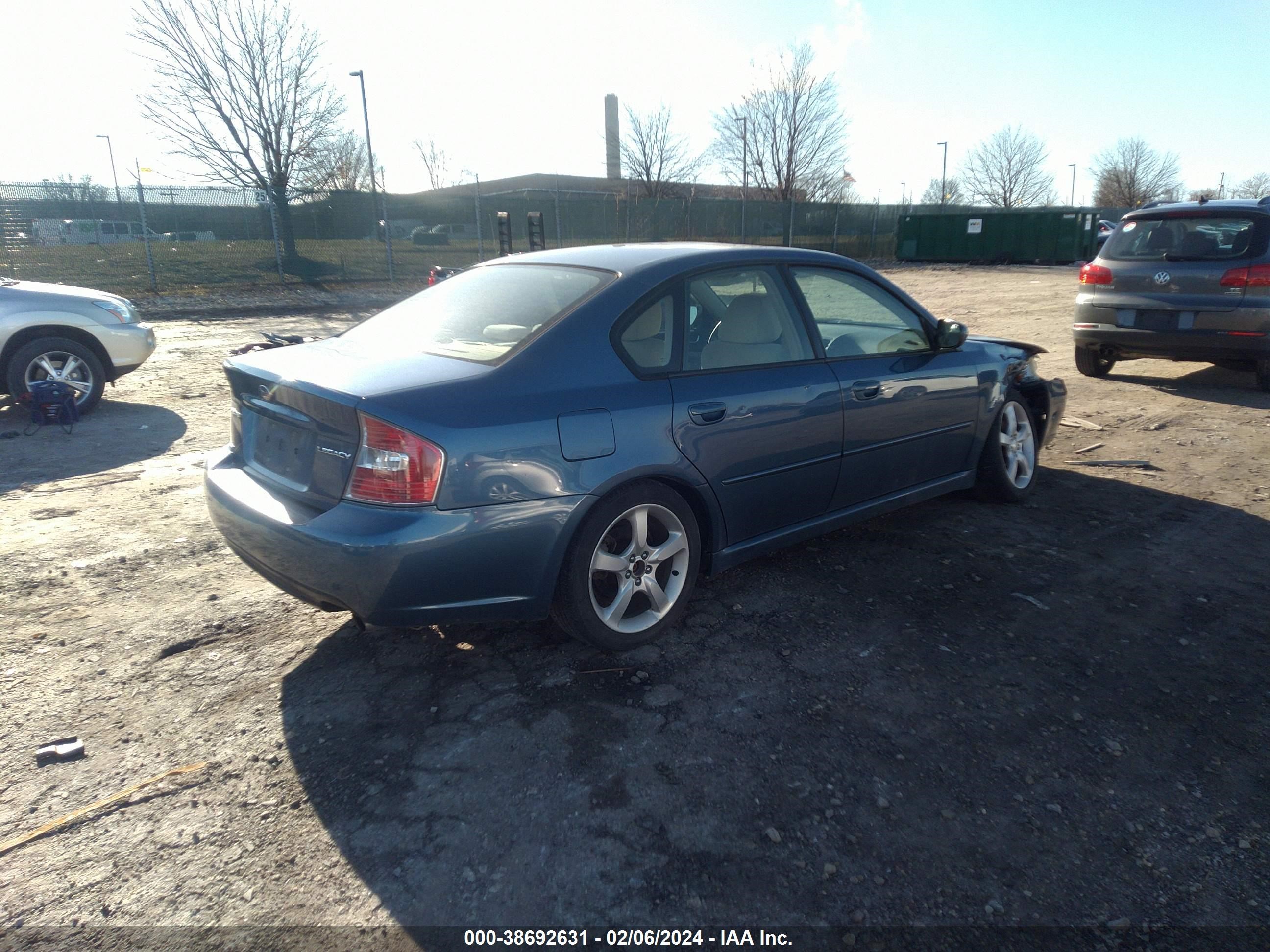 Photo 3 VIN: 4S3BL616377213757 - SUBARU LEGACY 