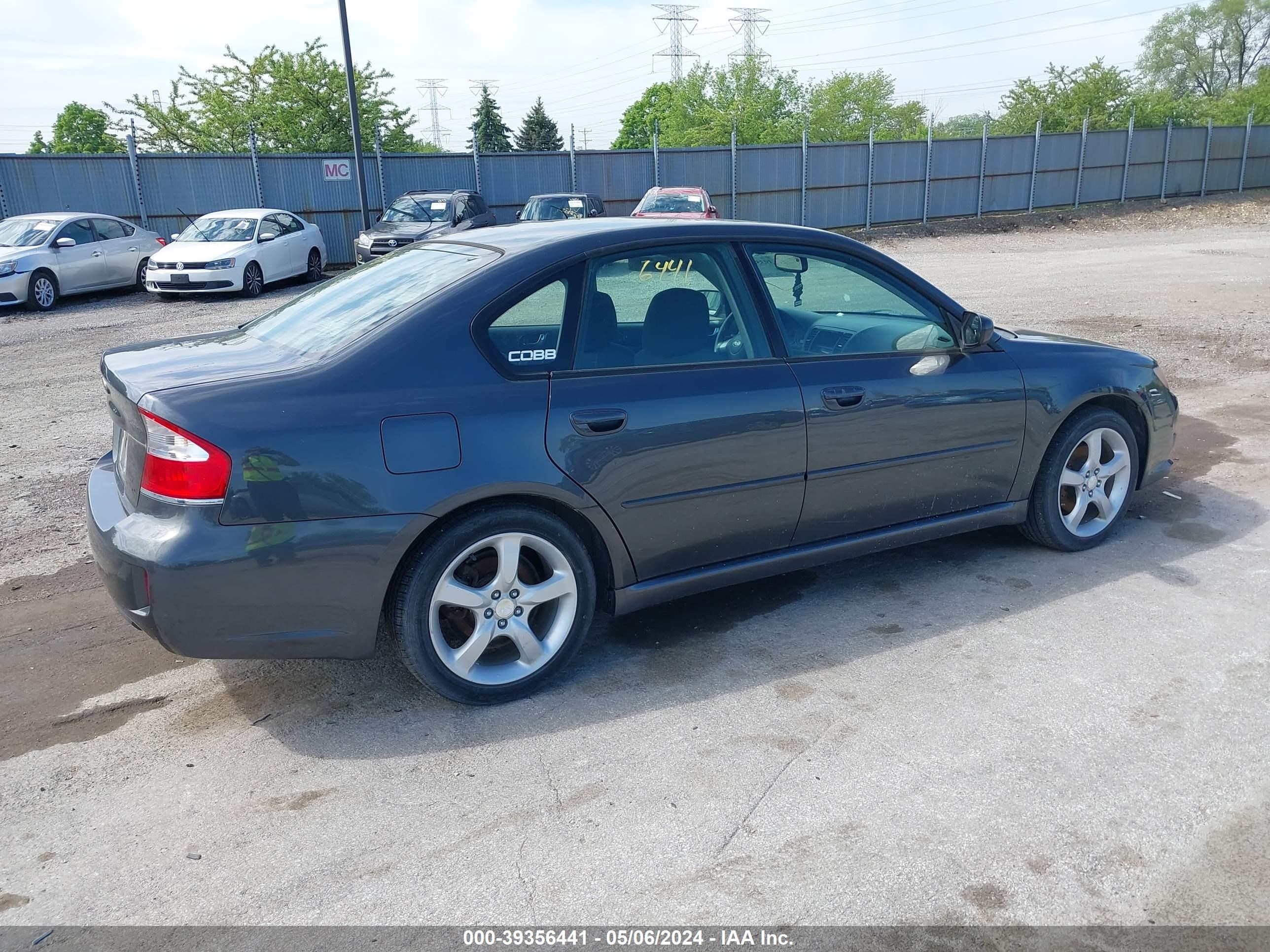 Photo 3 VIN: 4S3BL616396223598 - SUBARU LEGACY 