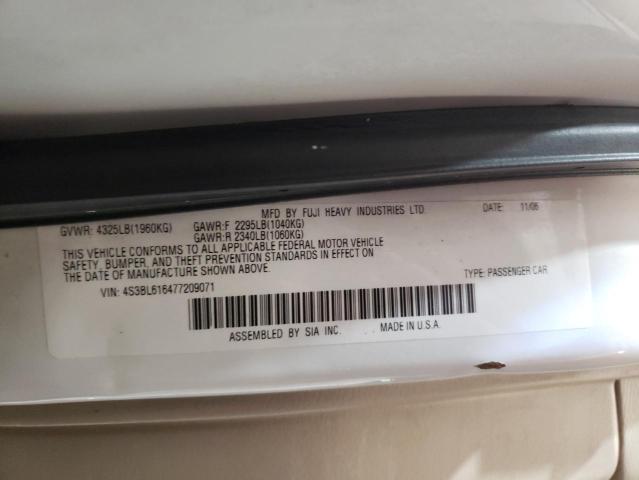 Photo 11 VIN: 4S3BL616477209071 - SUBARU LEGACY 2.5 