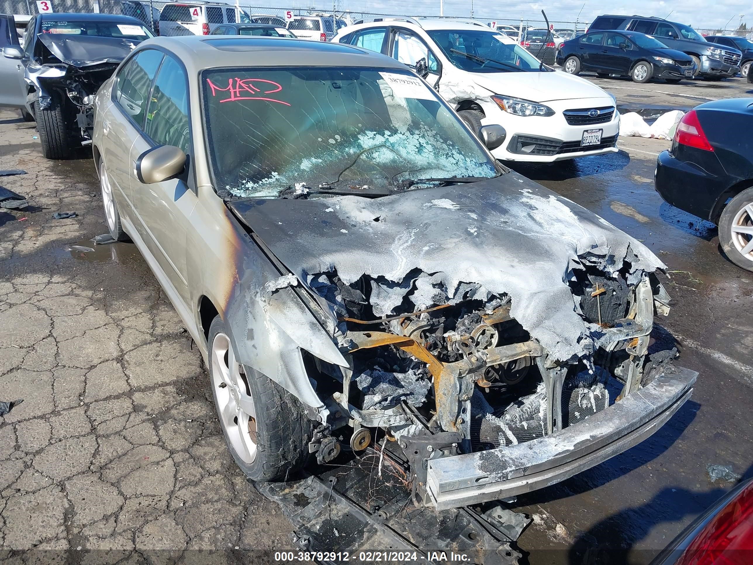 Photo 5 VIN: 4S3BL616687204956 - SUBARU LEGACY 