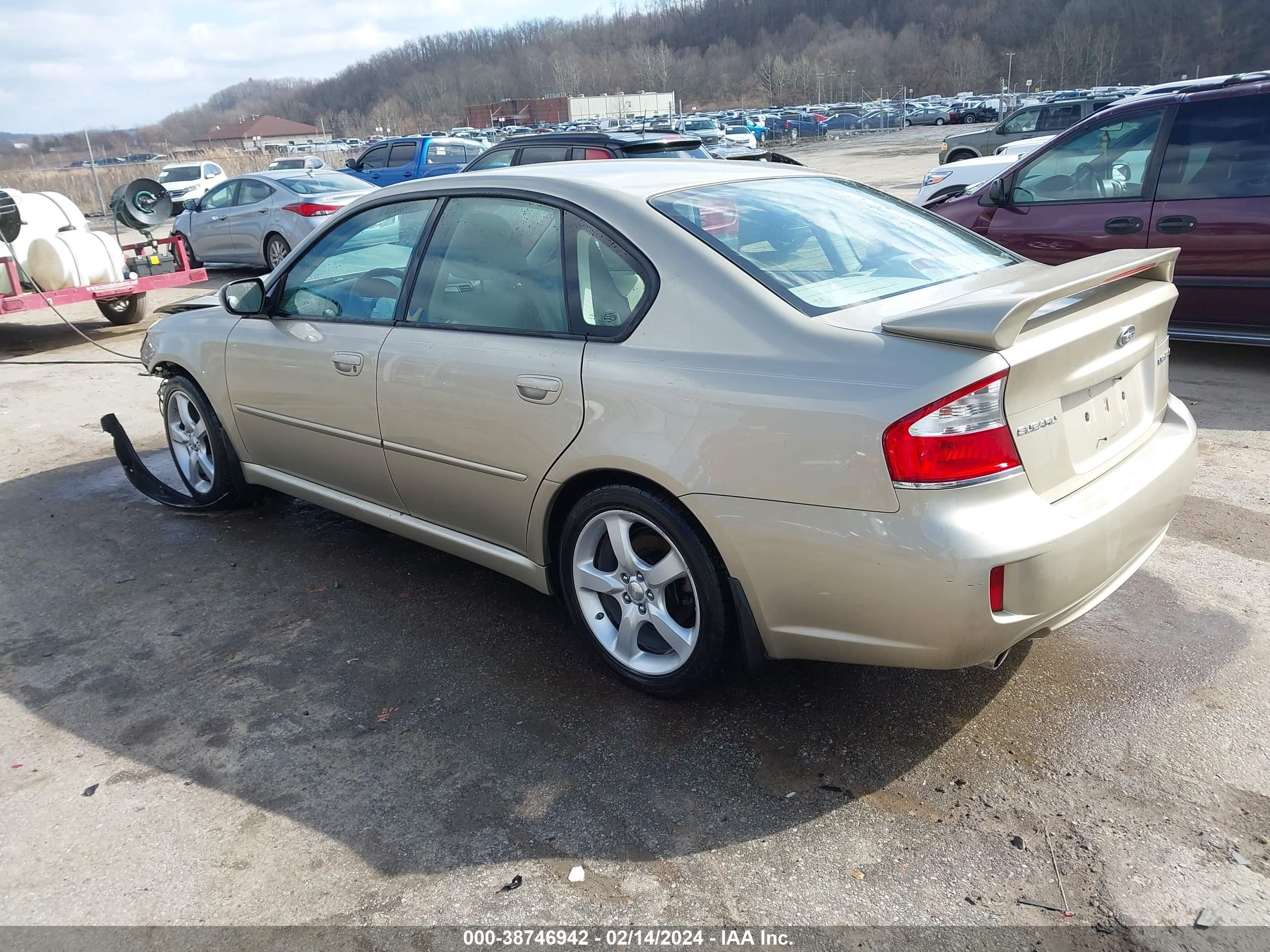 Photo 2 VIN: 4S3BL616687215262 - SUBARU LEGACY 