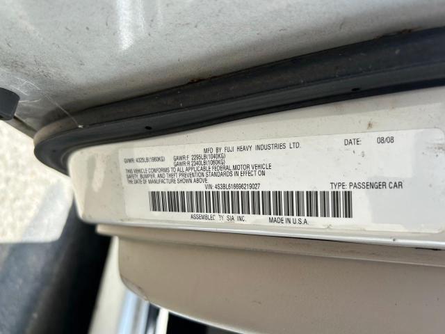 Photo 9 VIN: 4S3BL616696219027 - SUBARU LEGACY 