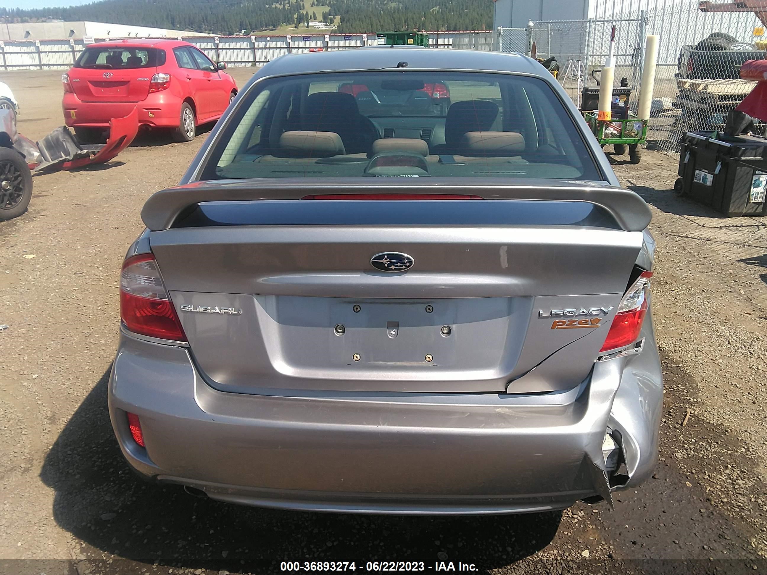 Photo 15 VIN: 4S3BL616897235921 - SUBARU LEGACY 