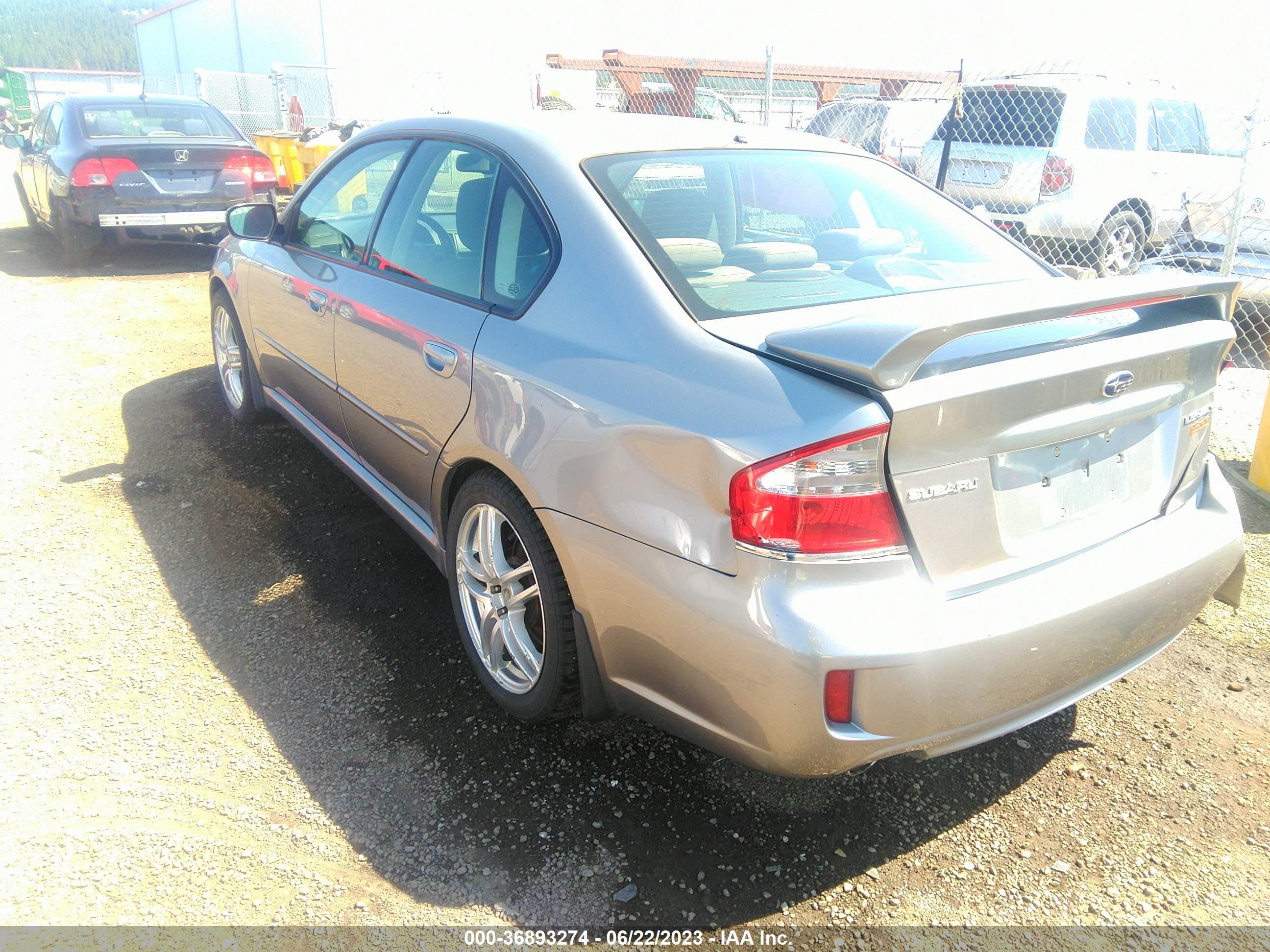 Photo 2 VIN: 4S3BL616897235921 - SUBARU LEGACY 