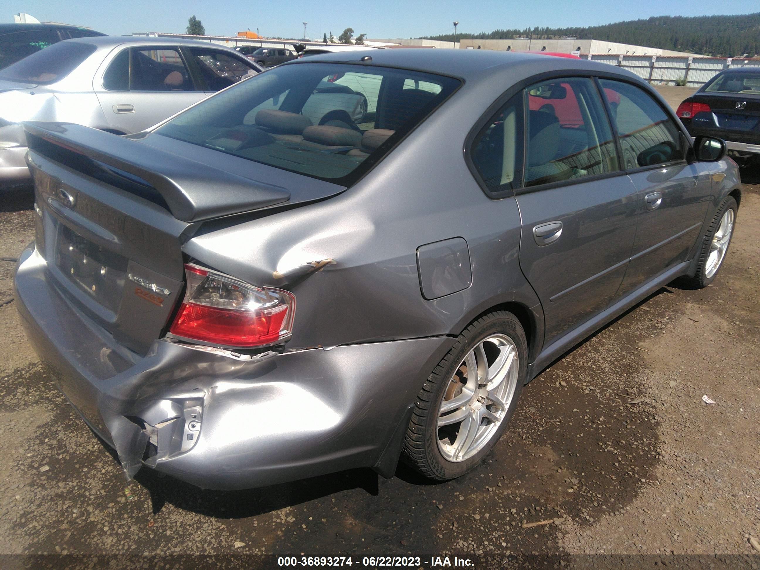 Photo 3 VIN: 4S3BL616897235921 - SUBARU LEGACY 