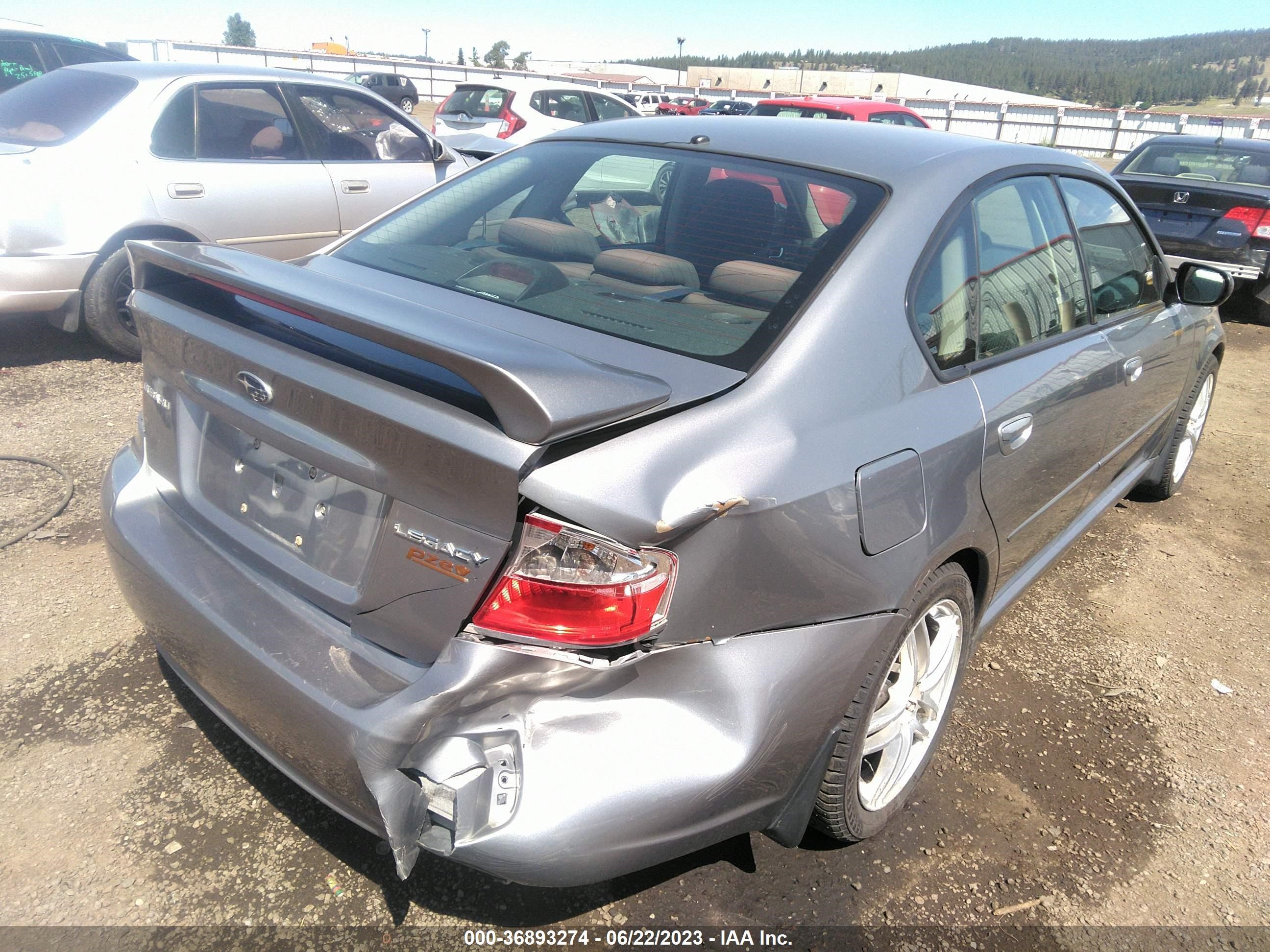 Photo 5 VIN: 4S3BL616897235921 - SUBARU LEGACY 