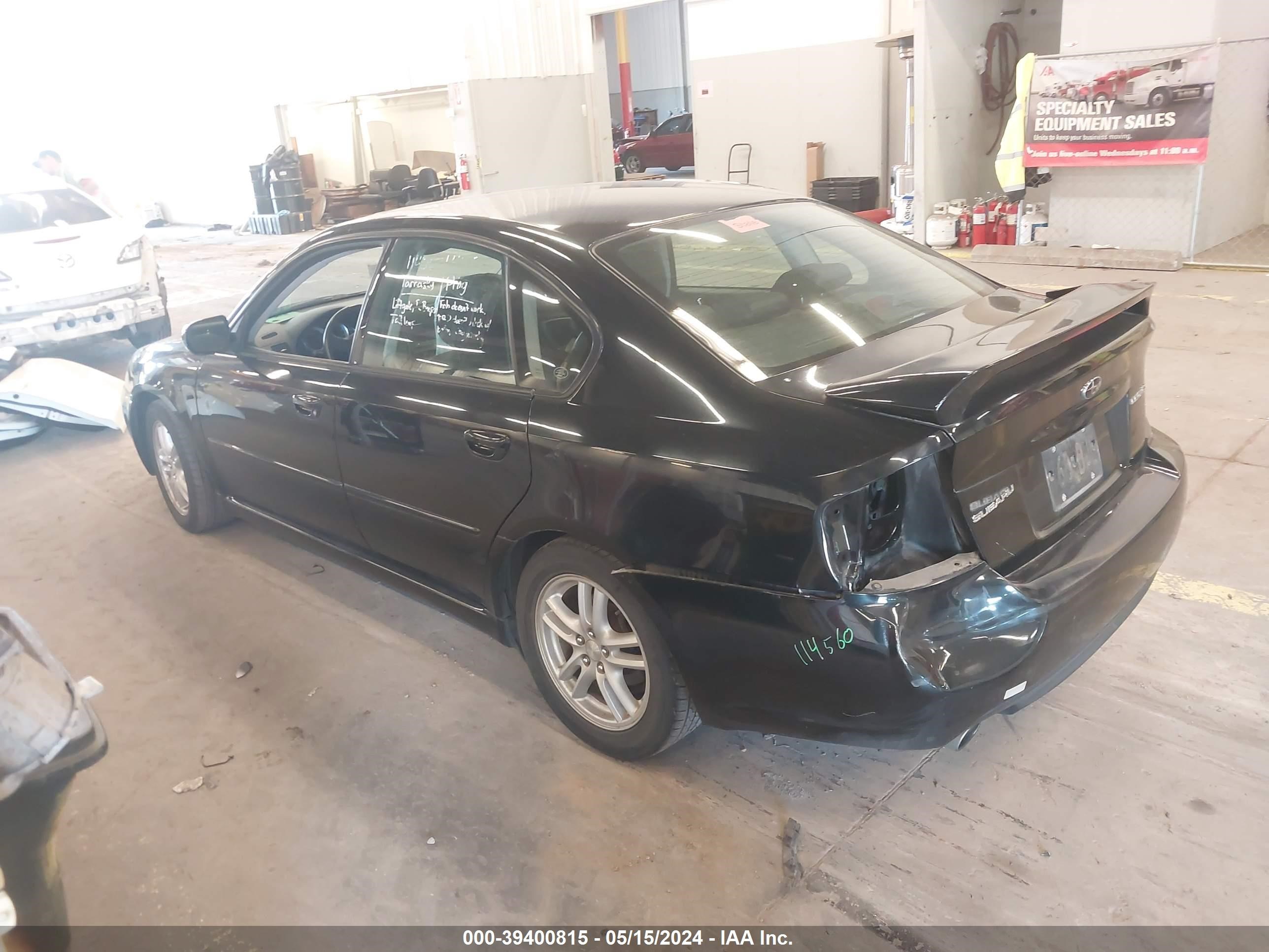 Photo 2 VIN: 4S3BL626057202310 - SUBARU LEGACY 