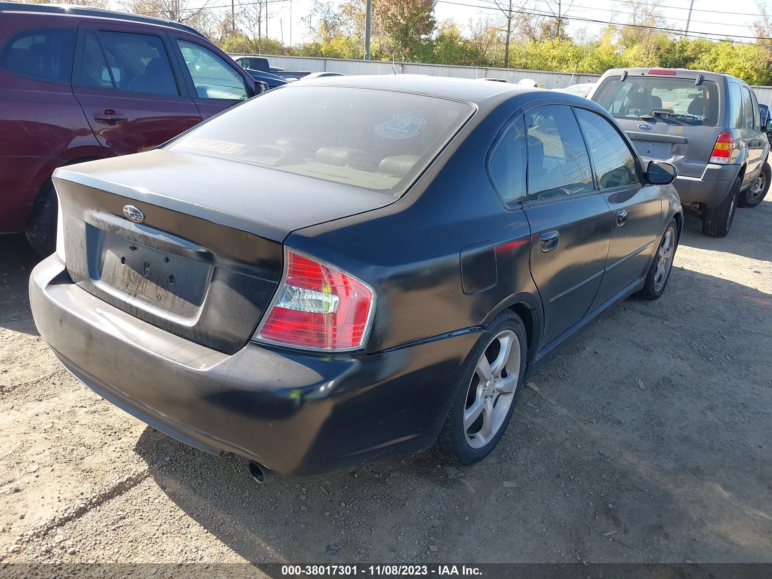 Photo 3 VIN: 4S3BL626067215334 - SUBARU LEGACY 