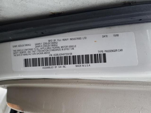 Photo 12 VIN: 4S3BL626497224106 - SUBARU LEGACY 