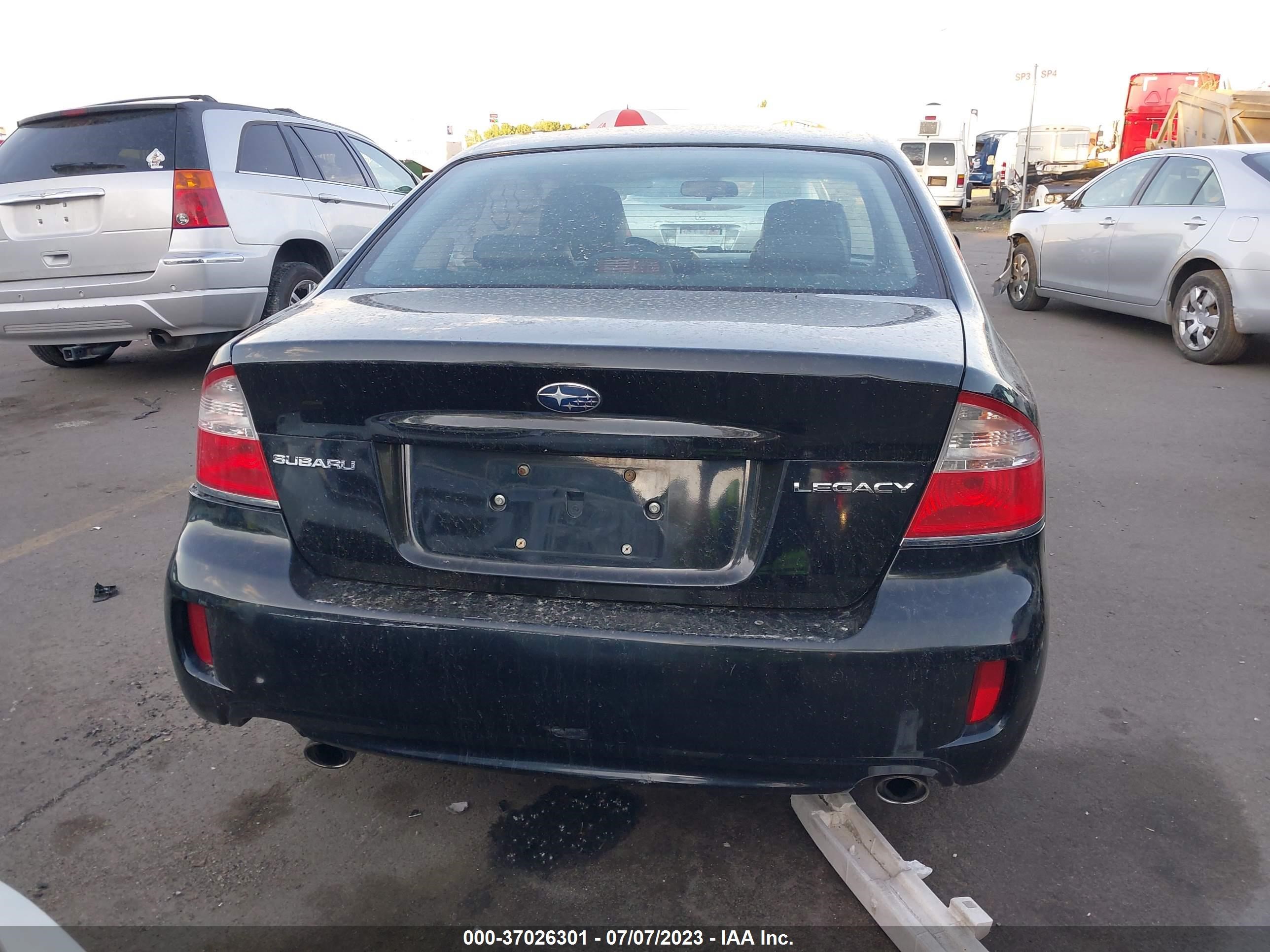 Photo 15 VIN: 4S3BL626597216936 - SUBARU LEGACY 