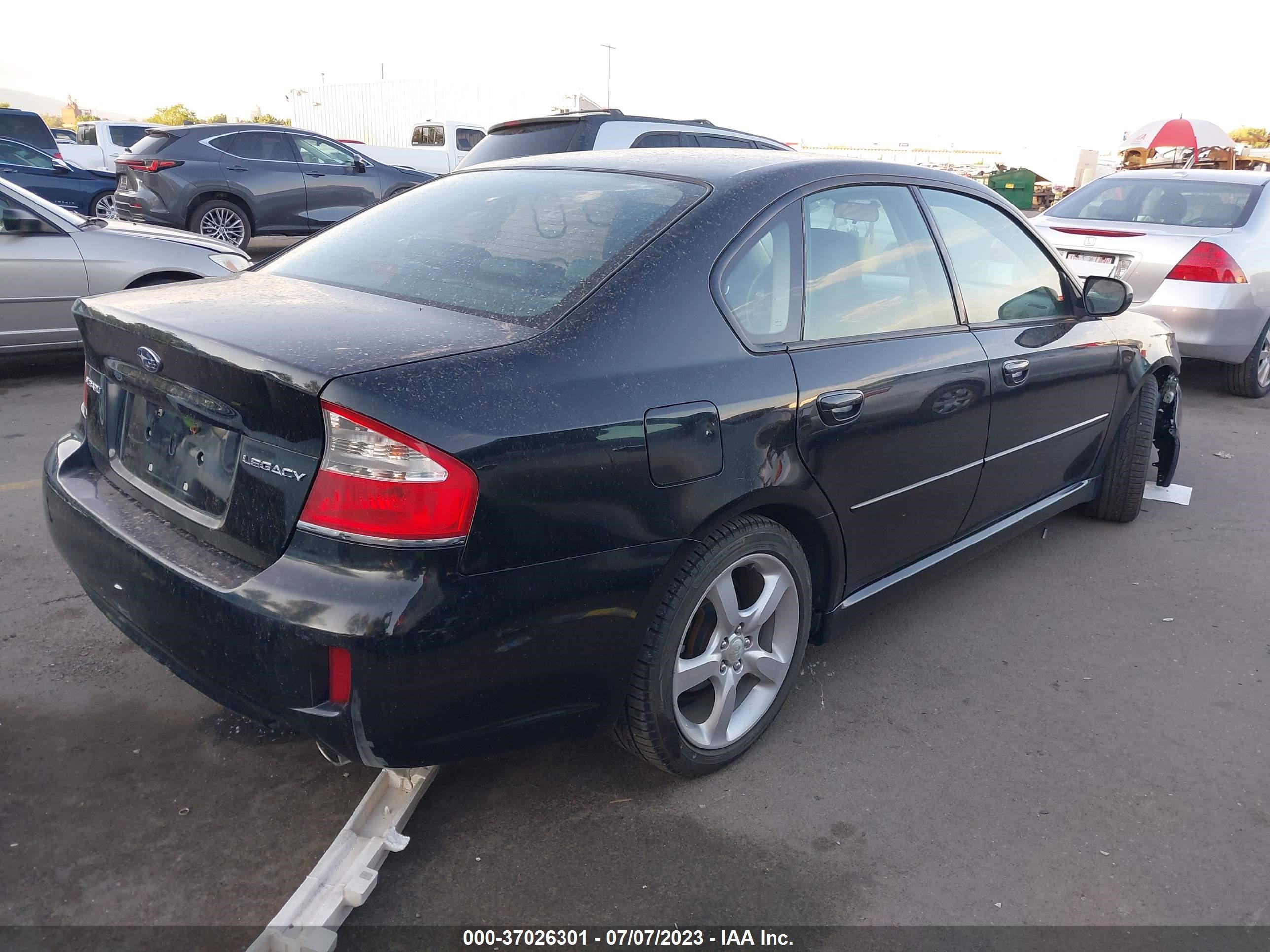 Photo 3 VIN: 4S3BL626597216936 - SUBARU LEGACY 