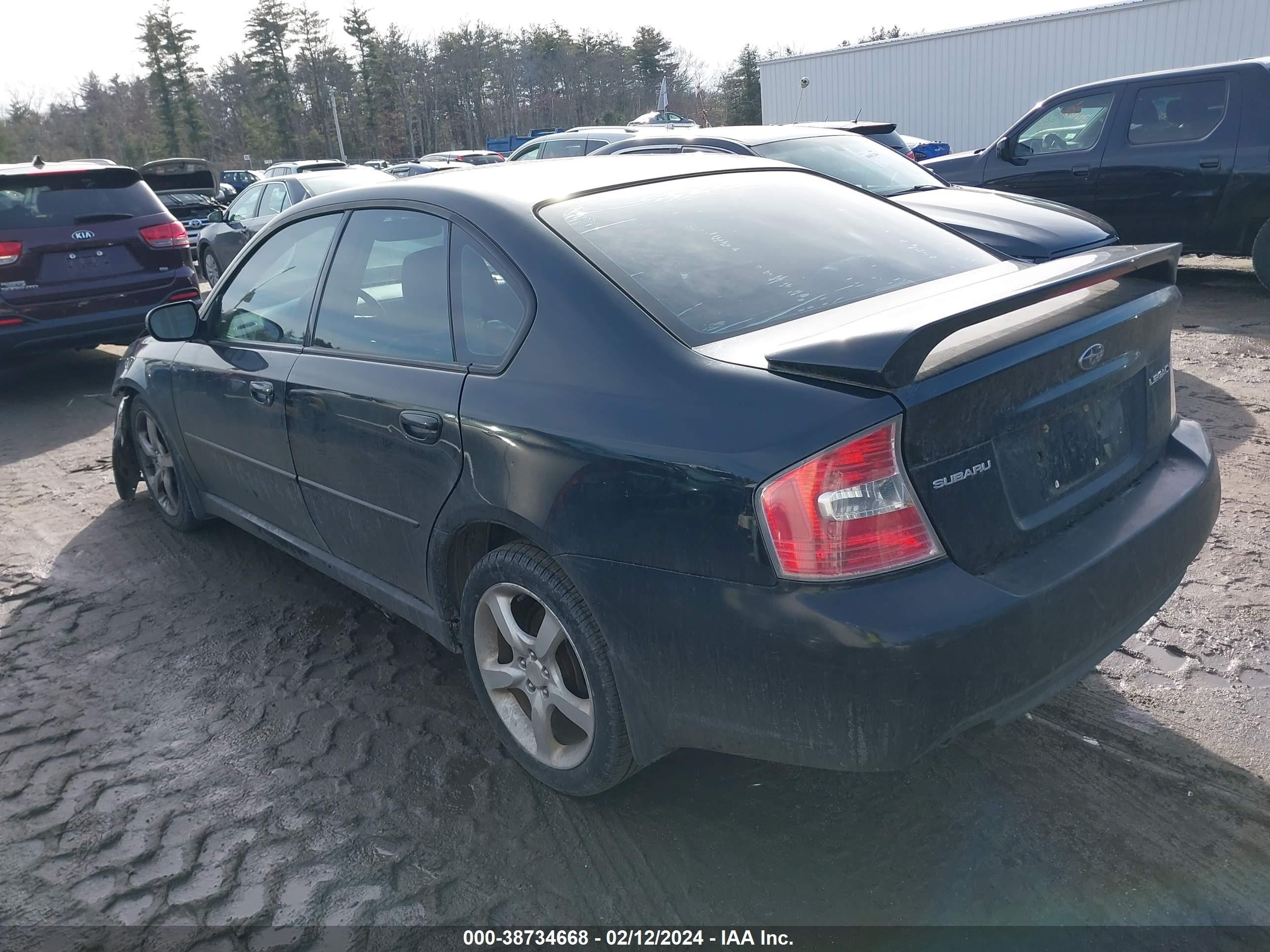 Photo 2 VIN: 4S3BL626677212973 - SUBARU LEGACY 