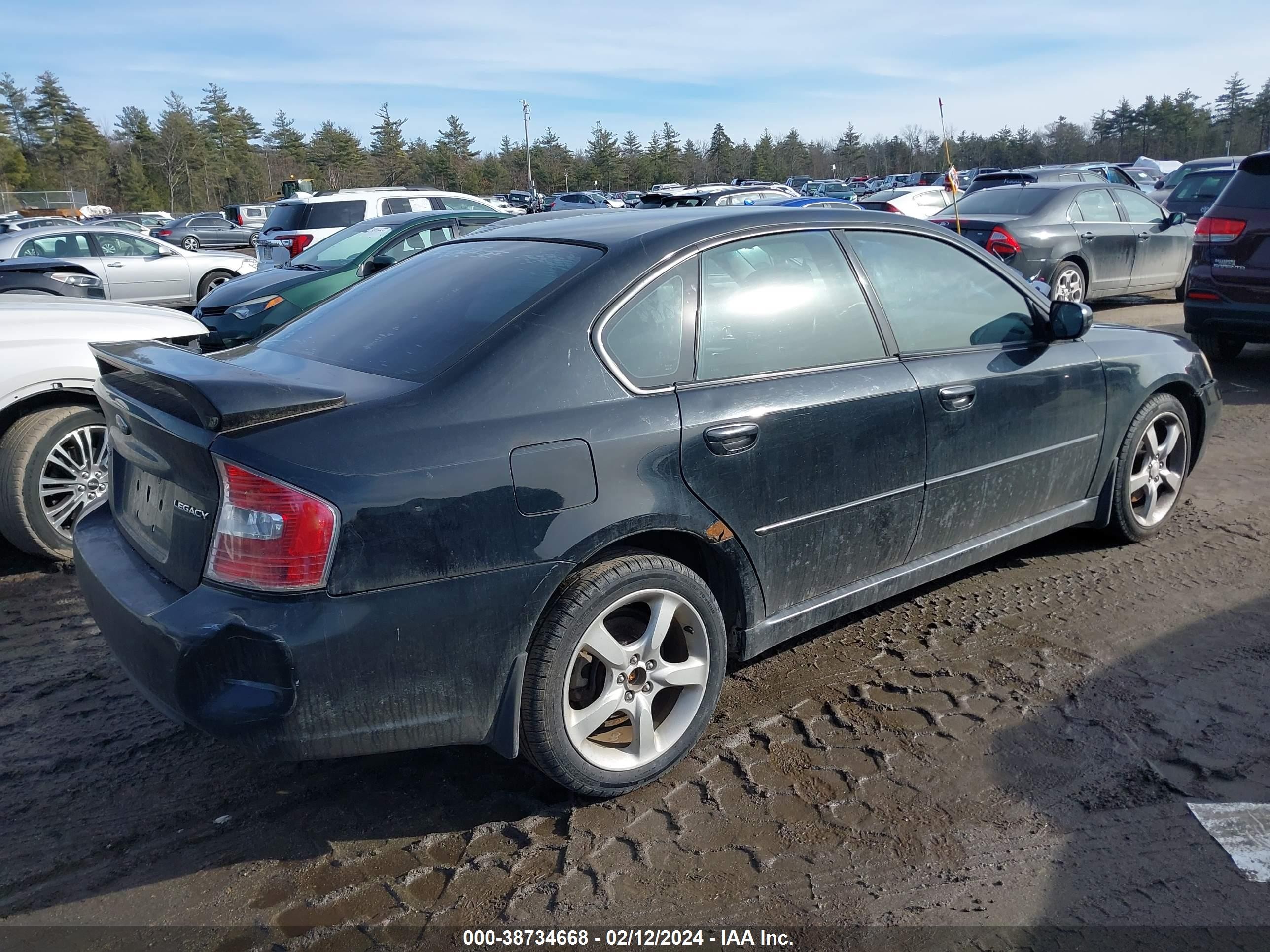 Photo 3 VIN: 4S3BL626677212973 - SUBARU LEGACY 