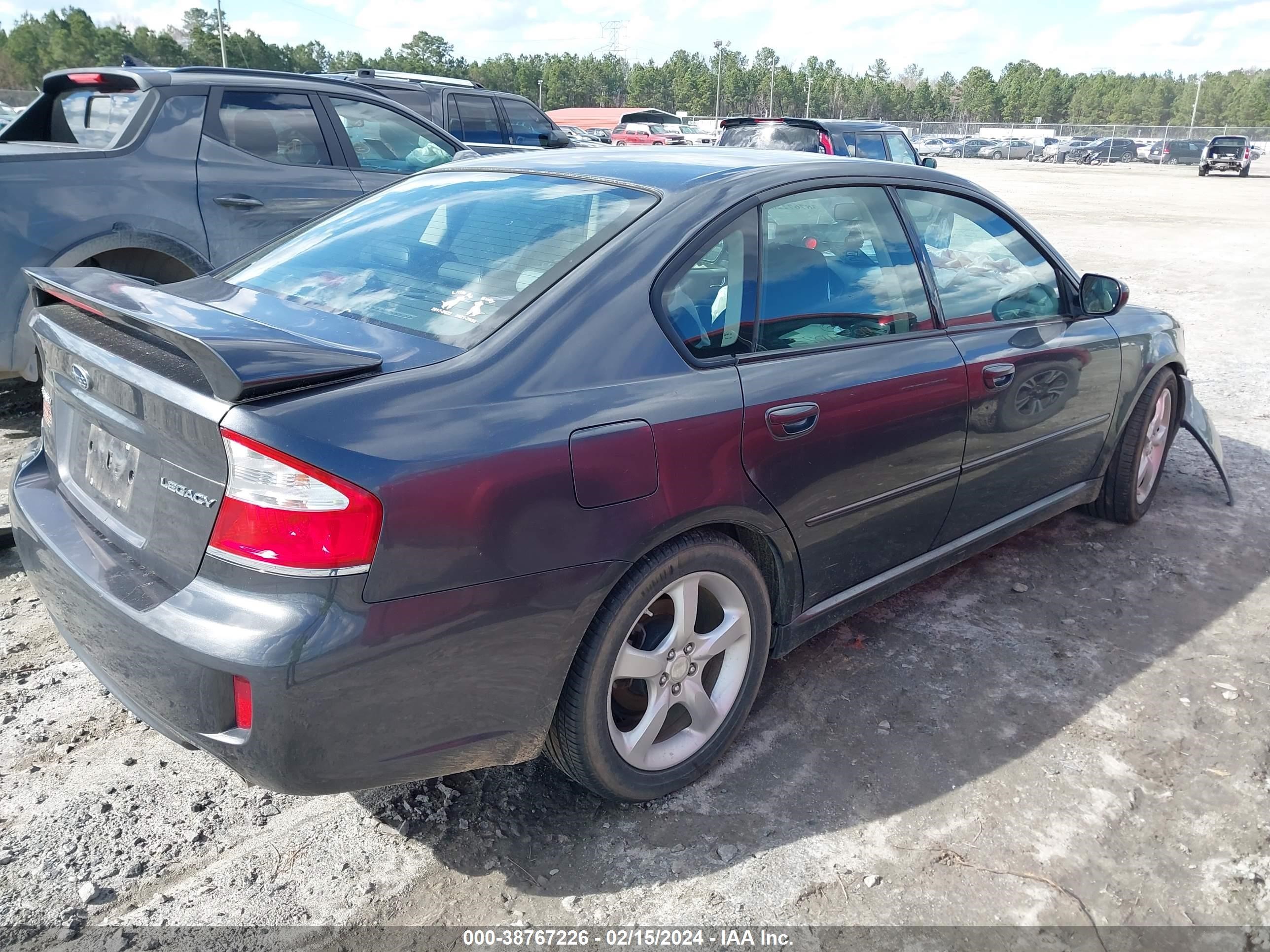 Photo 3 VIN: 4S3BL626687206995 - SUBARU LEGACY 