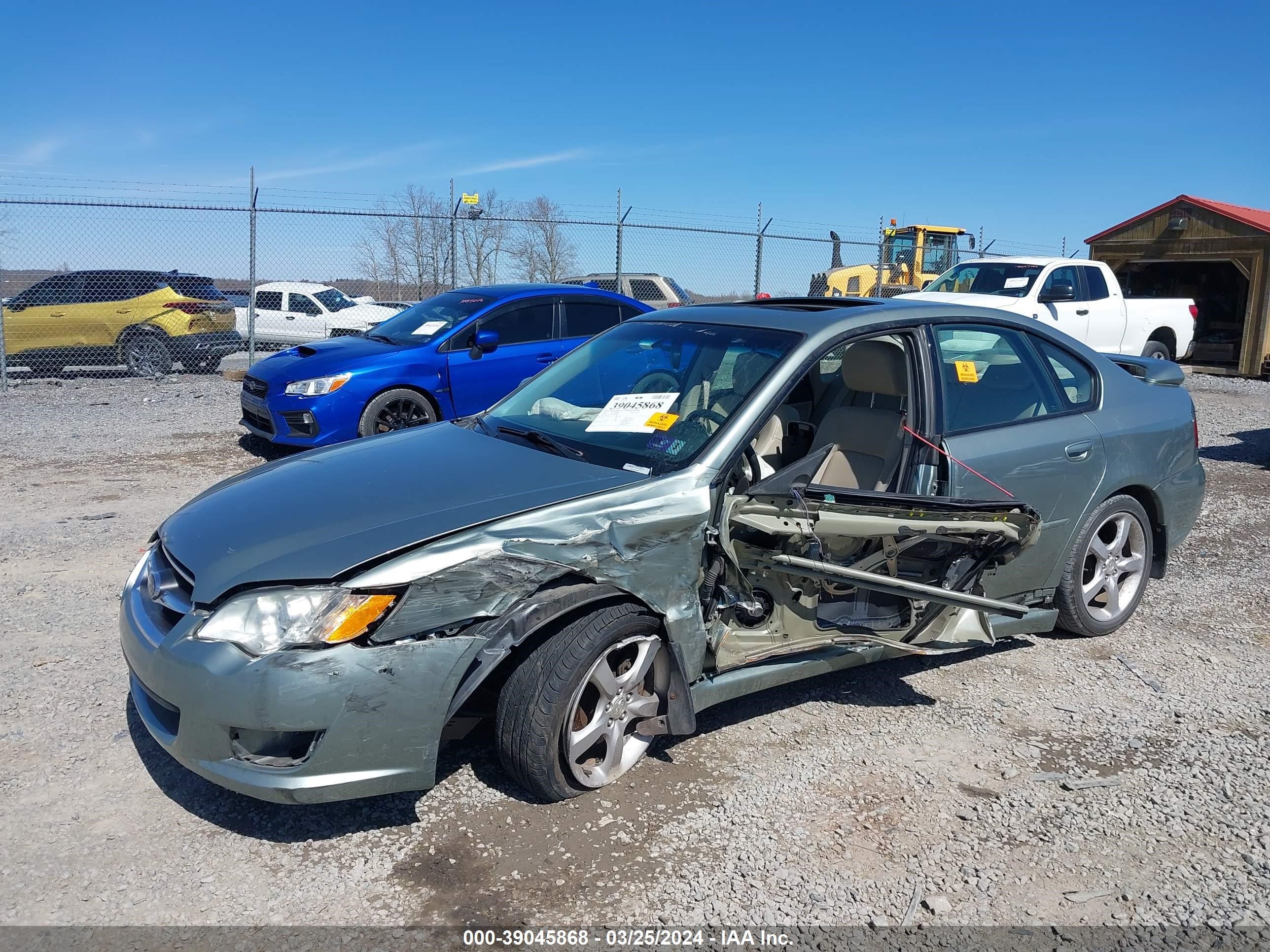 Photo 1 VIN: 4S3BL626697230022 - SUBARU LEGACY 