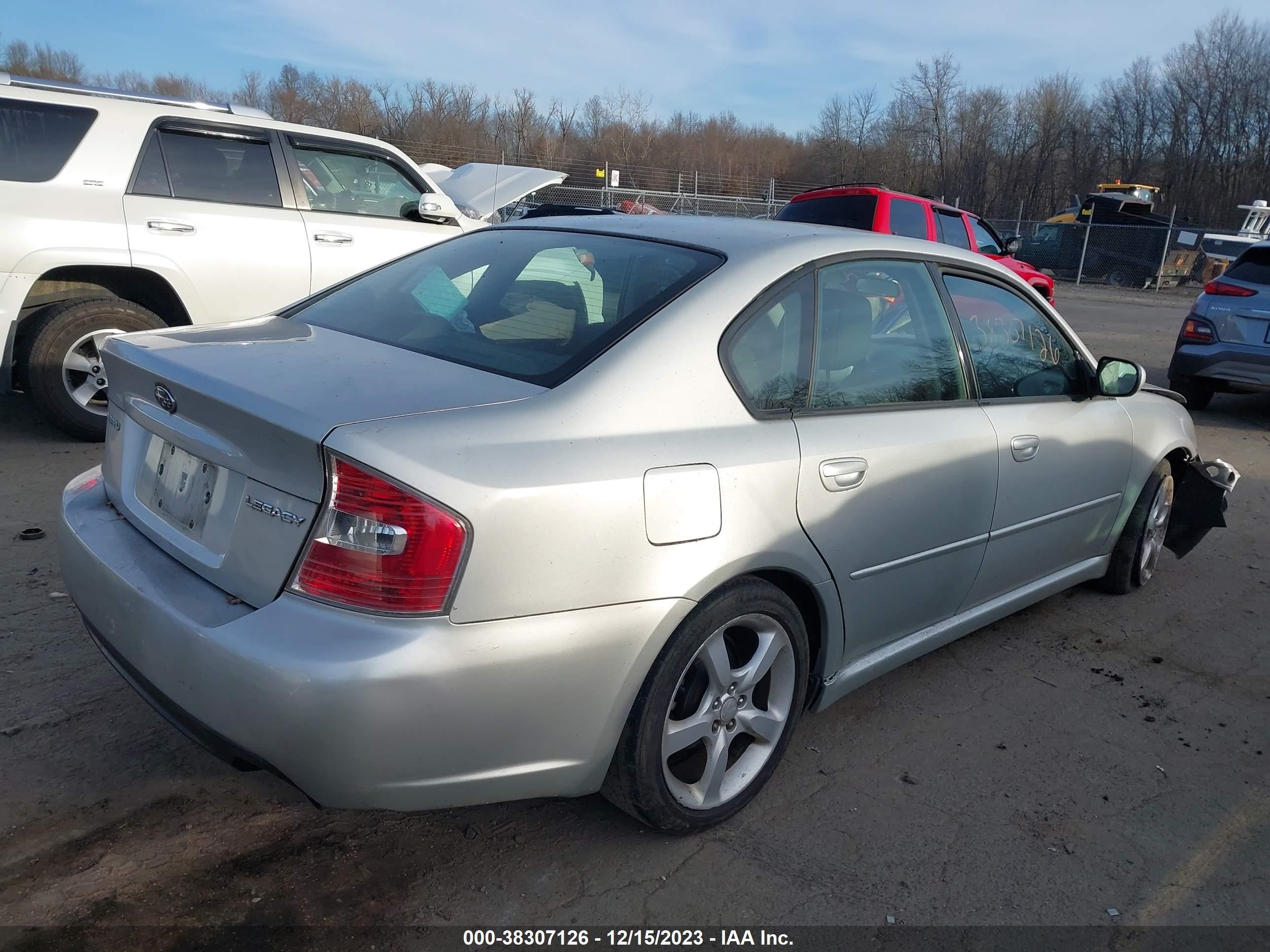 Photo 3 VIN: 4S3BL626867202007 - SUBARU LEGACY 